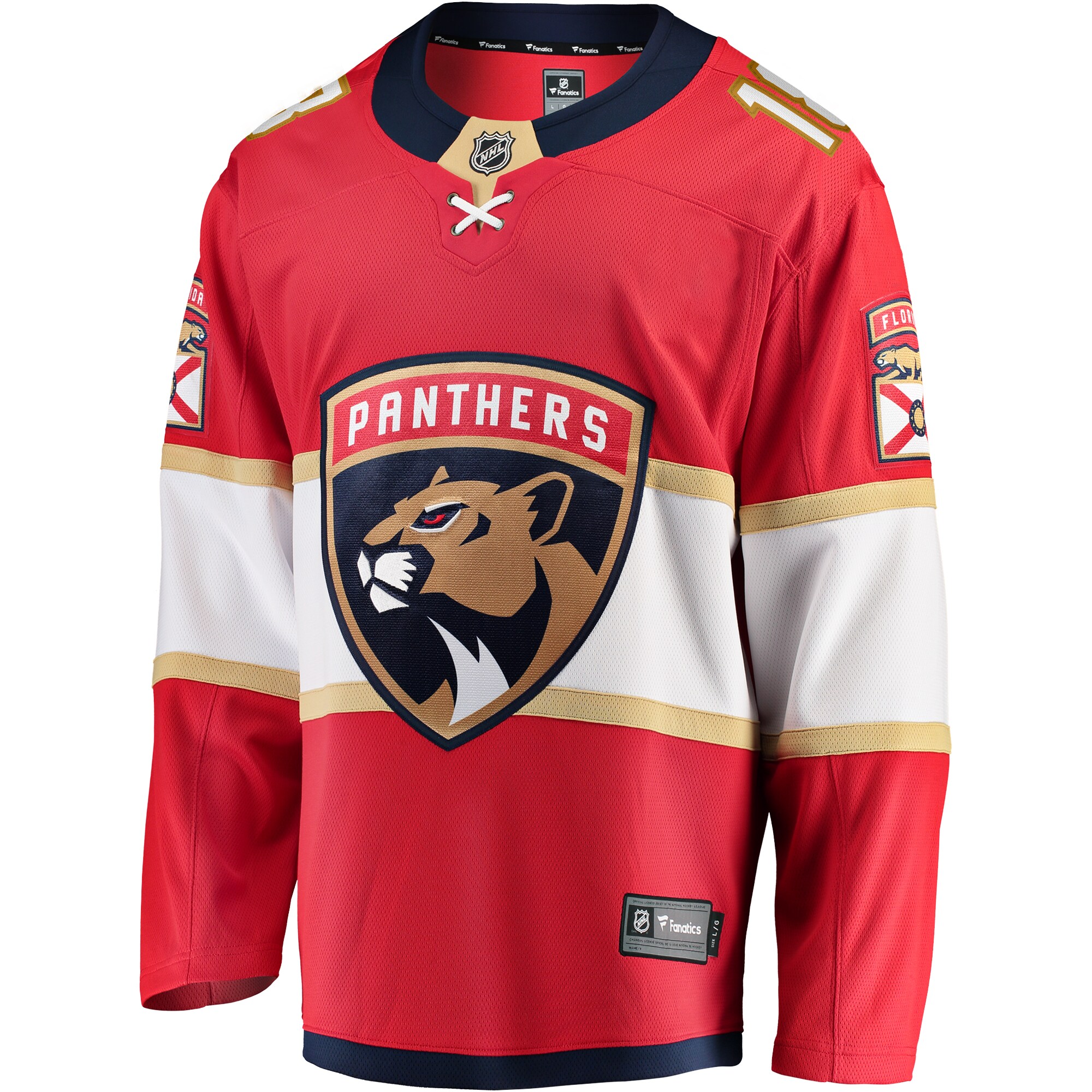 Steven Lorentz Florida Panthers Fanatics Home Breakaway Jersey - Red