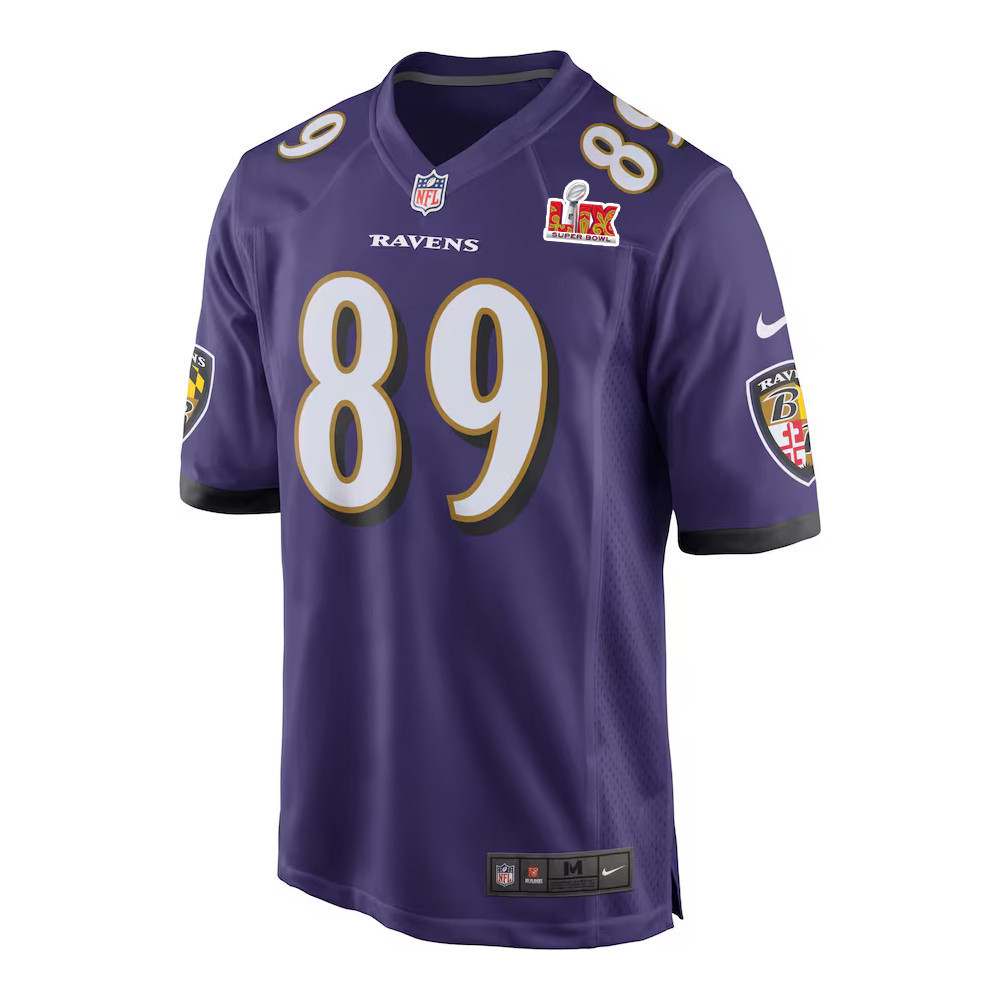Mark Andrews #89 Baltimore Ravens Super Bowl LIX Jersey - Men's - Purple
