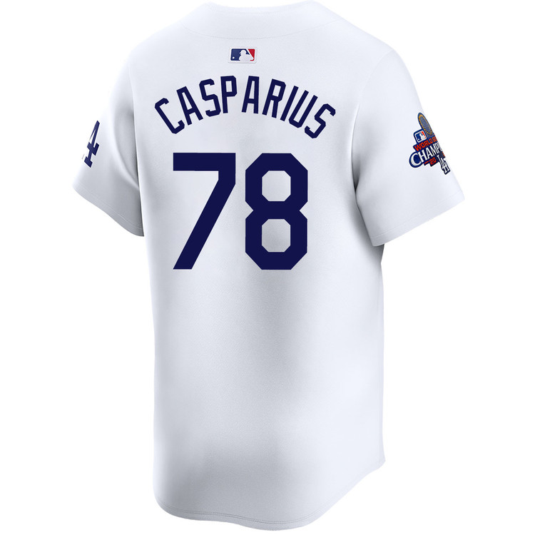 Ben Casparius Los Angeles Dodgers Home Limited World Series Champions Jersey