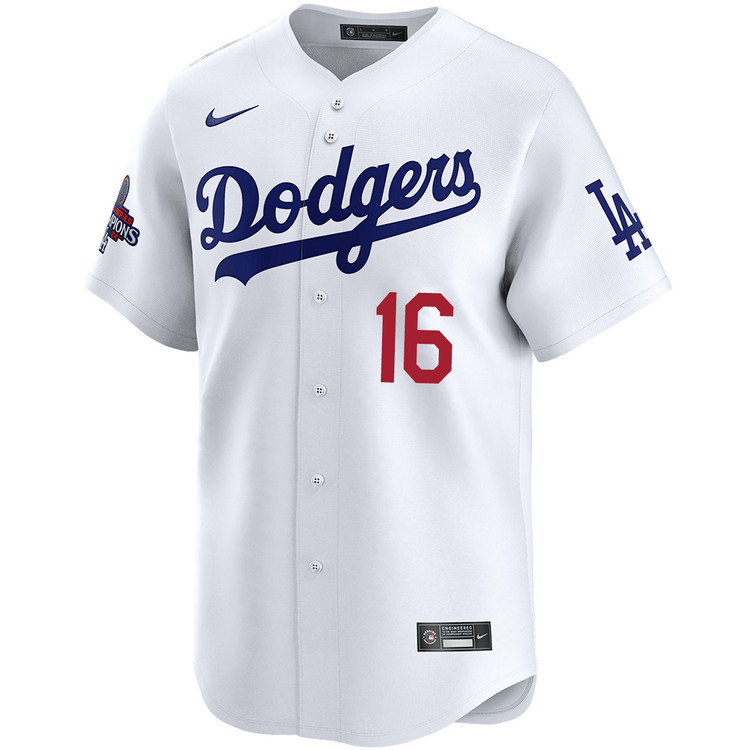 Will Smith Los Angeles Dodgers Home Limited World Series Champions Jersey