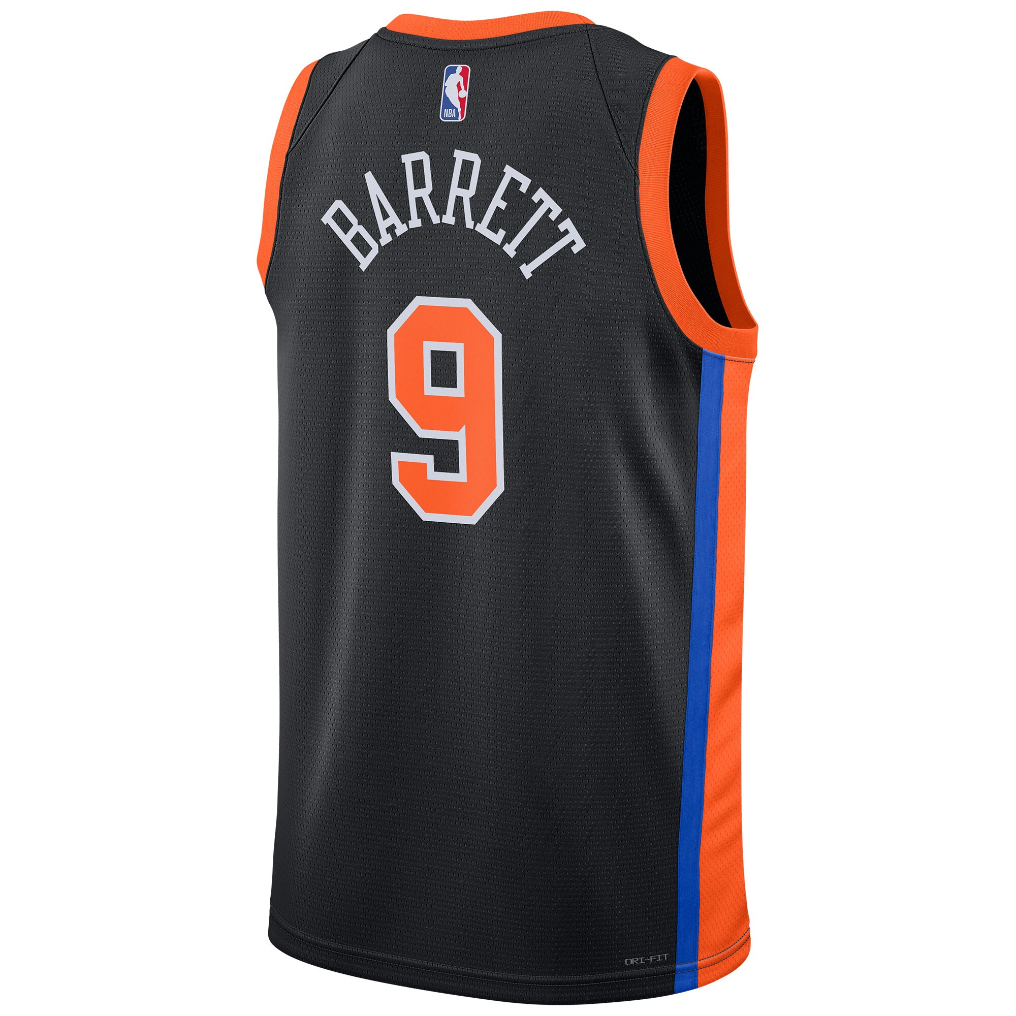 RJ Barrett New York Knicks  Unisex 2022\/23 Swingman Jersey - City Edition - Black