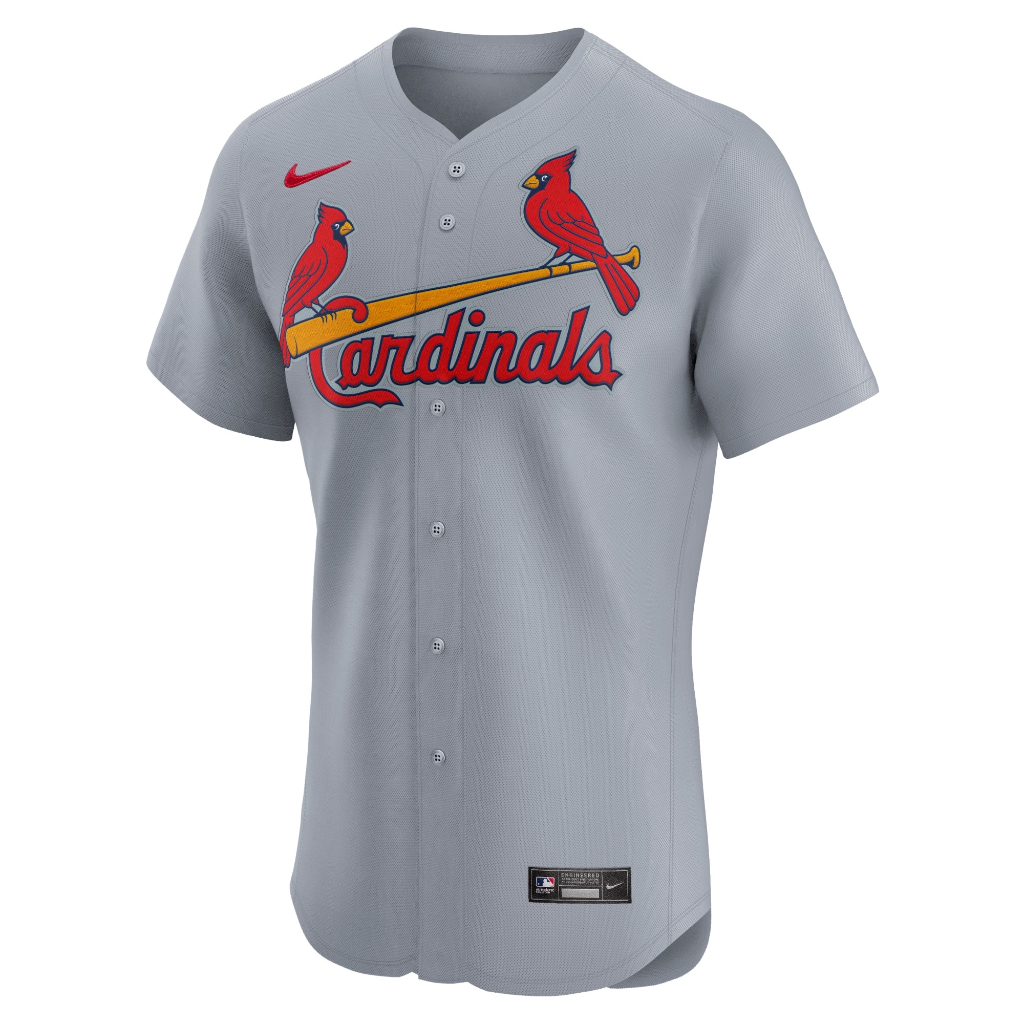 St. Louis Cardinals  Road 2024 Jackie Robinson Day Elite Jersey - Gray