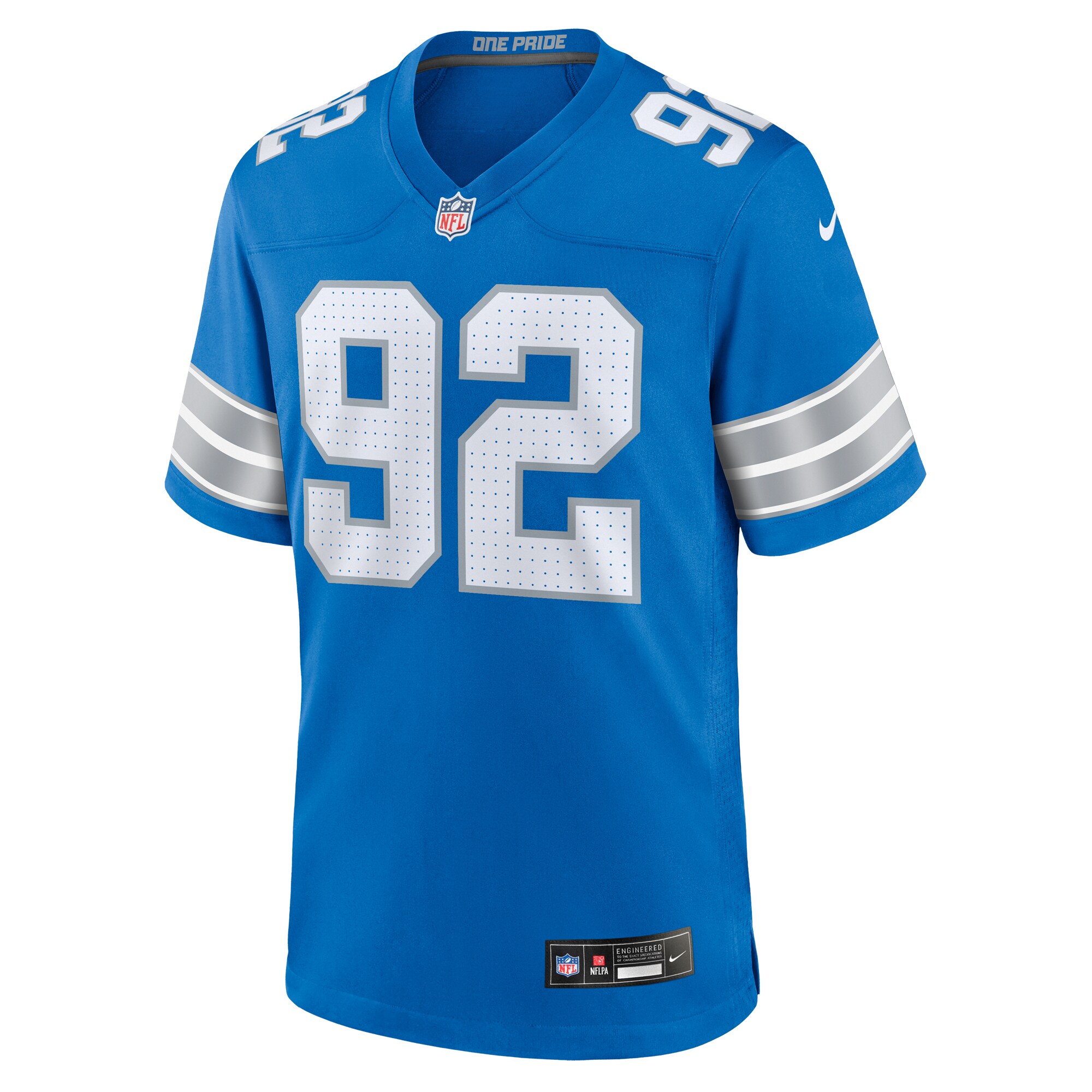 Marcus Davenport Detroit Lions  Team Game Jersey -  Blue