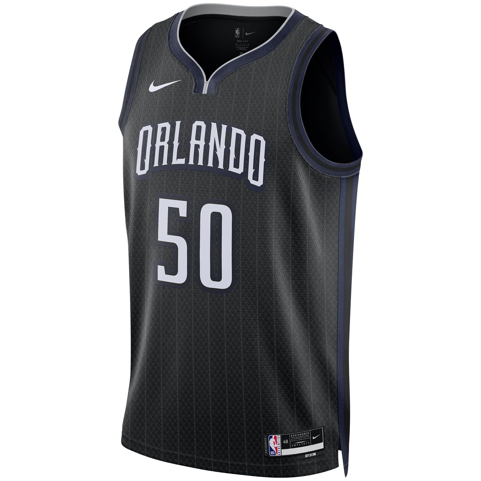 Cole Anthony Orlando Magic Unisex 2022\/23 Swingman Jersey - City Edition - Black