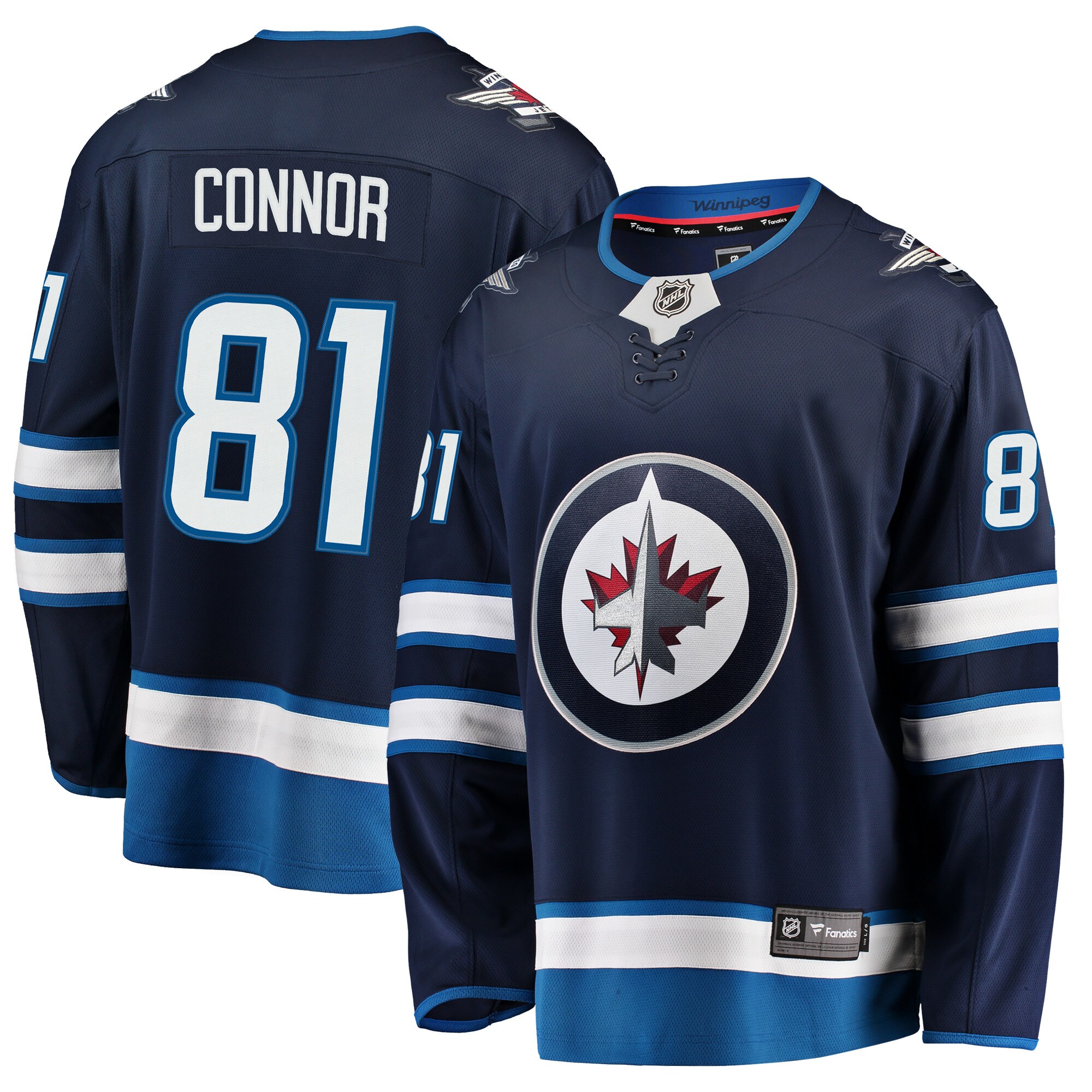 Kyle Connor Winnipeg Jets Fanatics Breakaway Replica Jersey - Navy