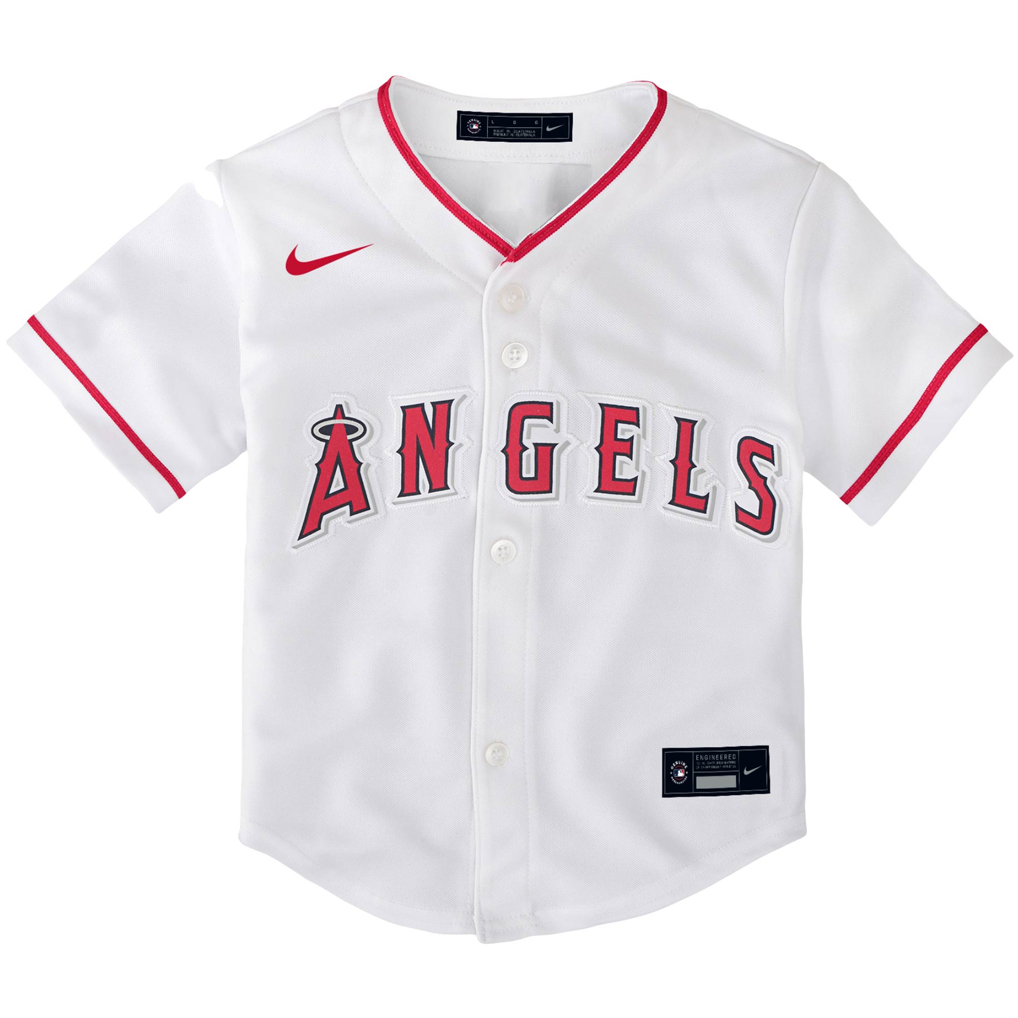 Los Angeles Angels  Toddler Home Replica Team Jersey - White