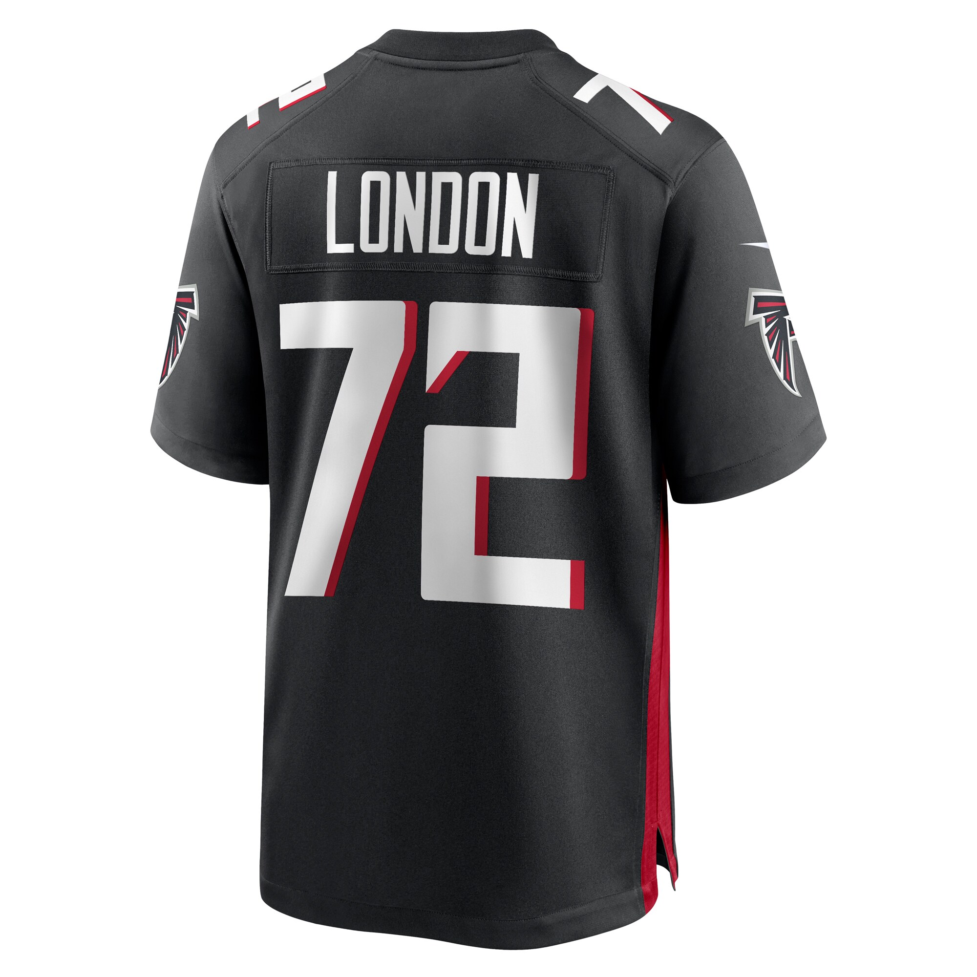 LaCale London Atlanta Falcons   Game Jersey -  Black