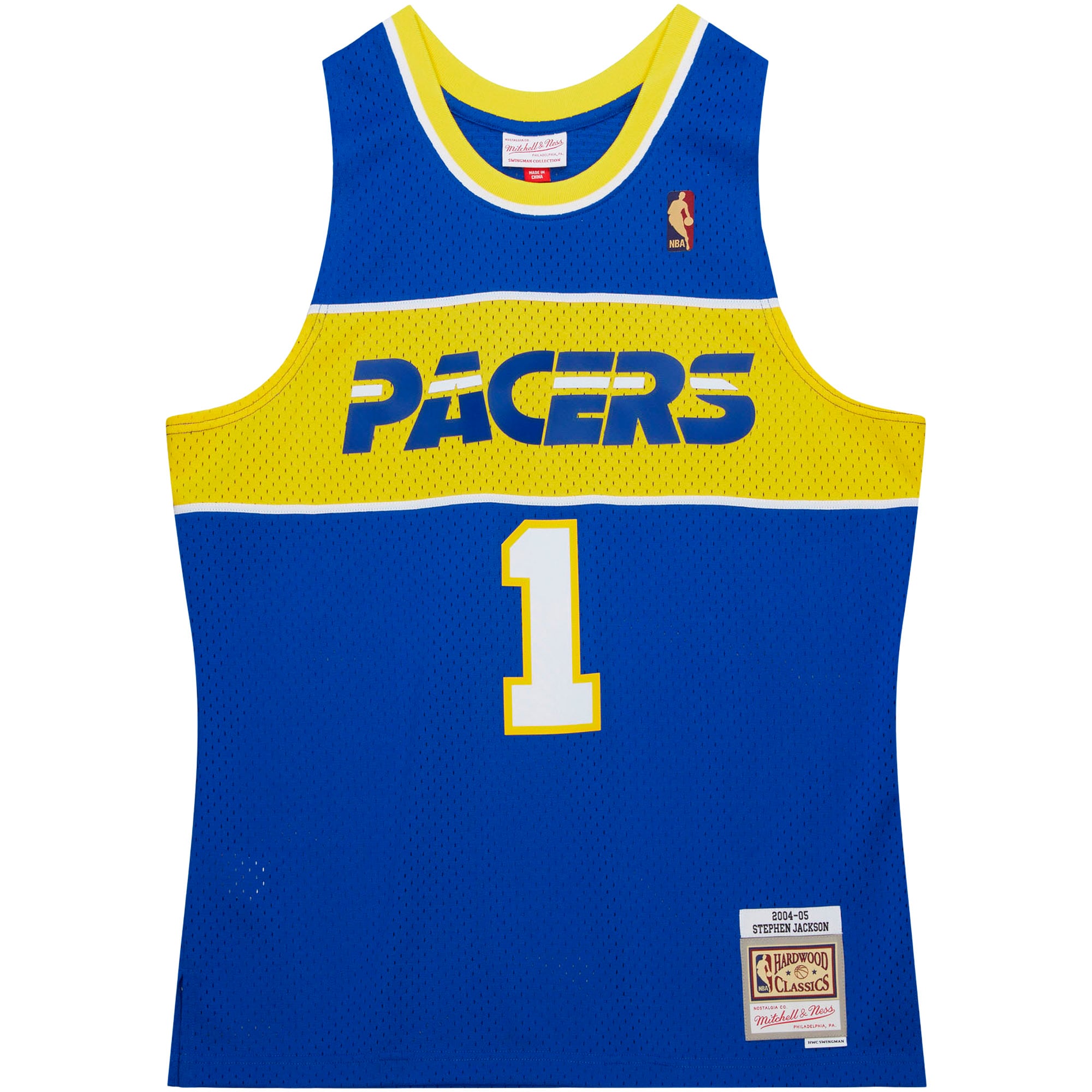 Stephen Jackson Indiana Pacers Mitchell & Ness 2004\/05 Hardwood Classics Swingman Jersey - Royal