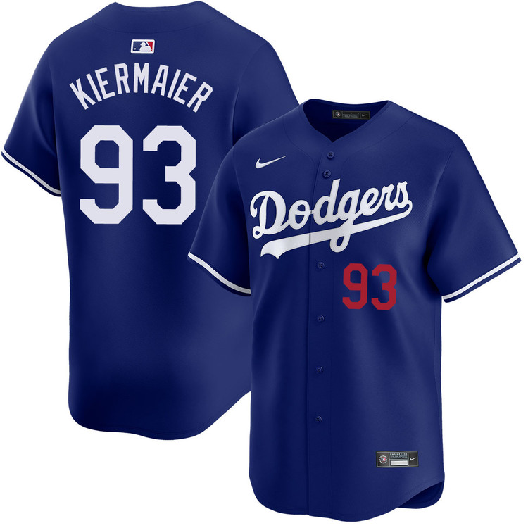Kevin Kiermaier Los Angeles Dodgers Alternate Royal Limited Jersey