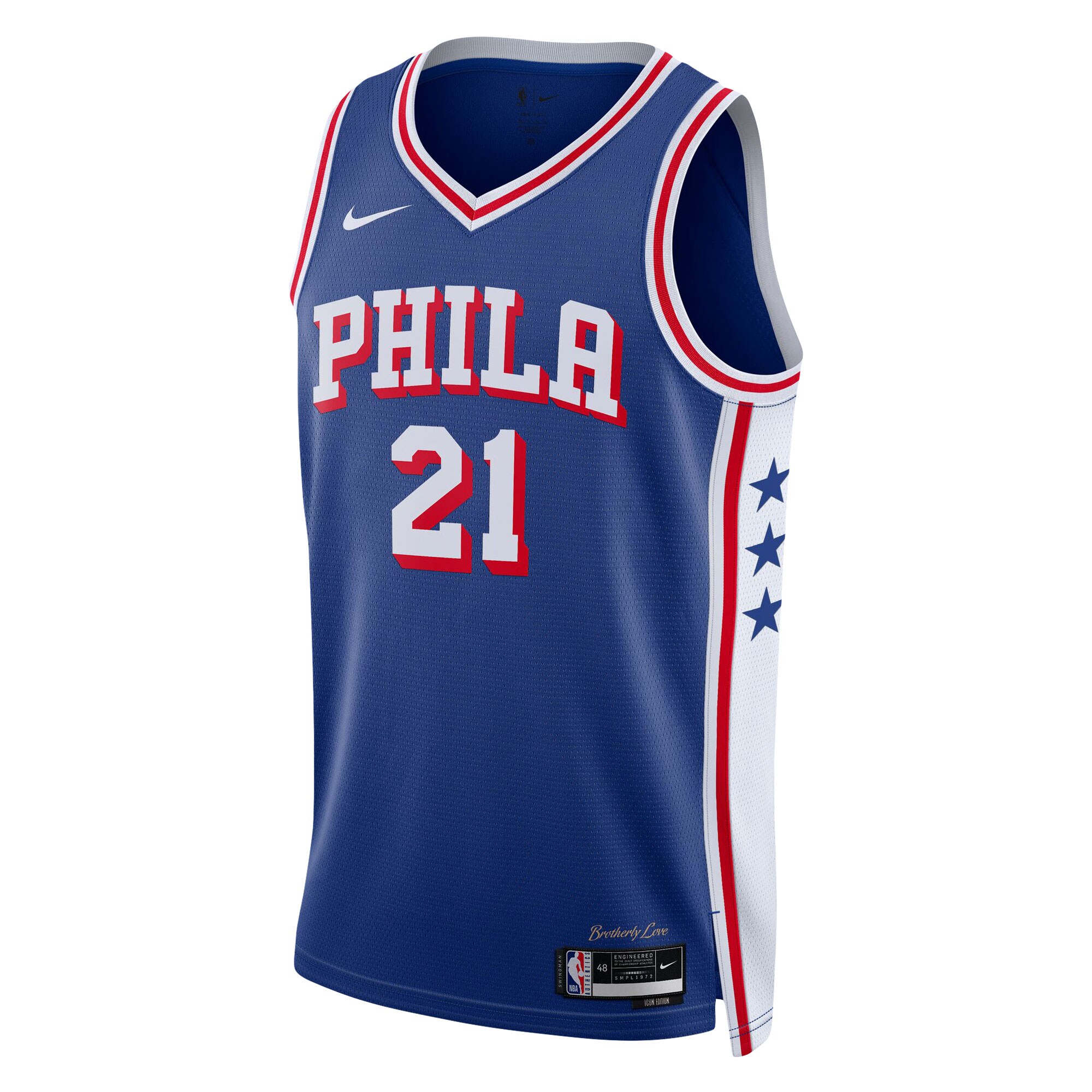 Joel Embiid Philadelphia 76ers Unisex Swingman Jersey - Icon Edition - Royal