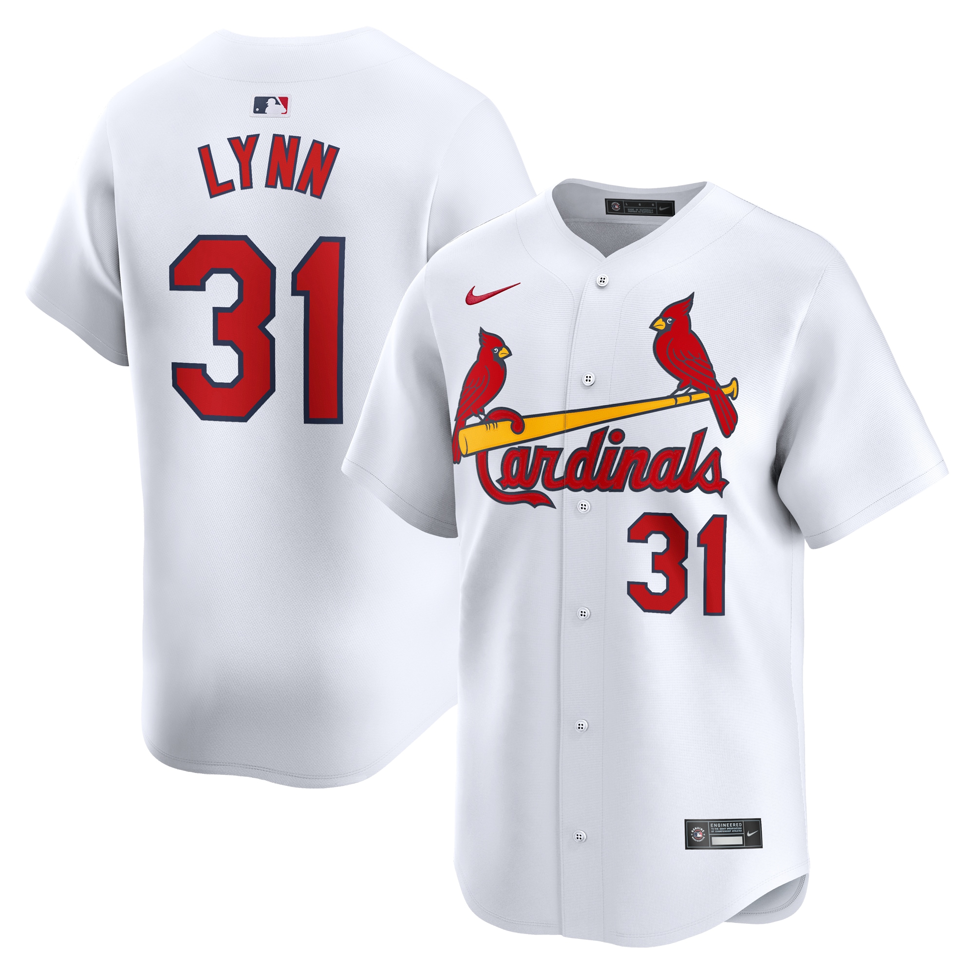 Lance Lynn St. Louis Cardinals  Home Limited Player Jersey White