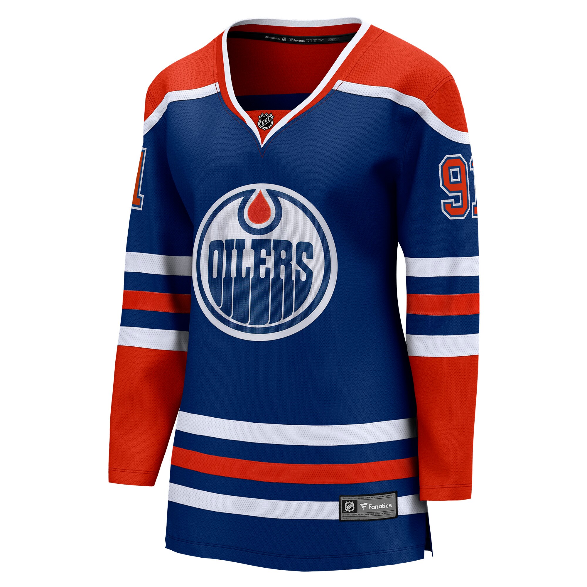 Evander Kane Edmonton Oilers Fanatics Women's Home Breakaway Player Jersey - Royal