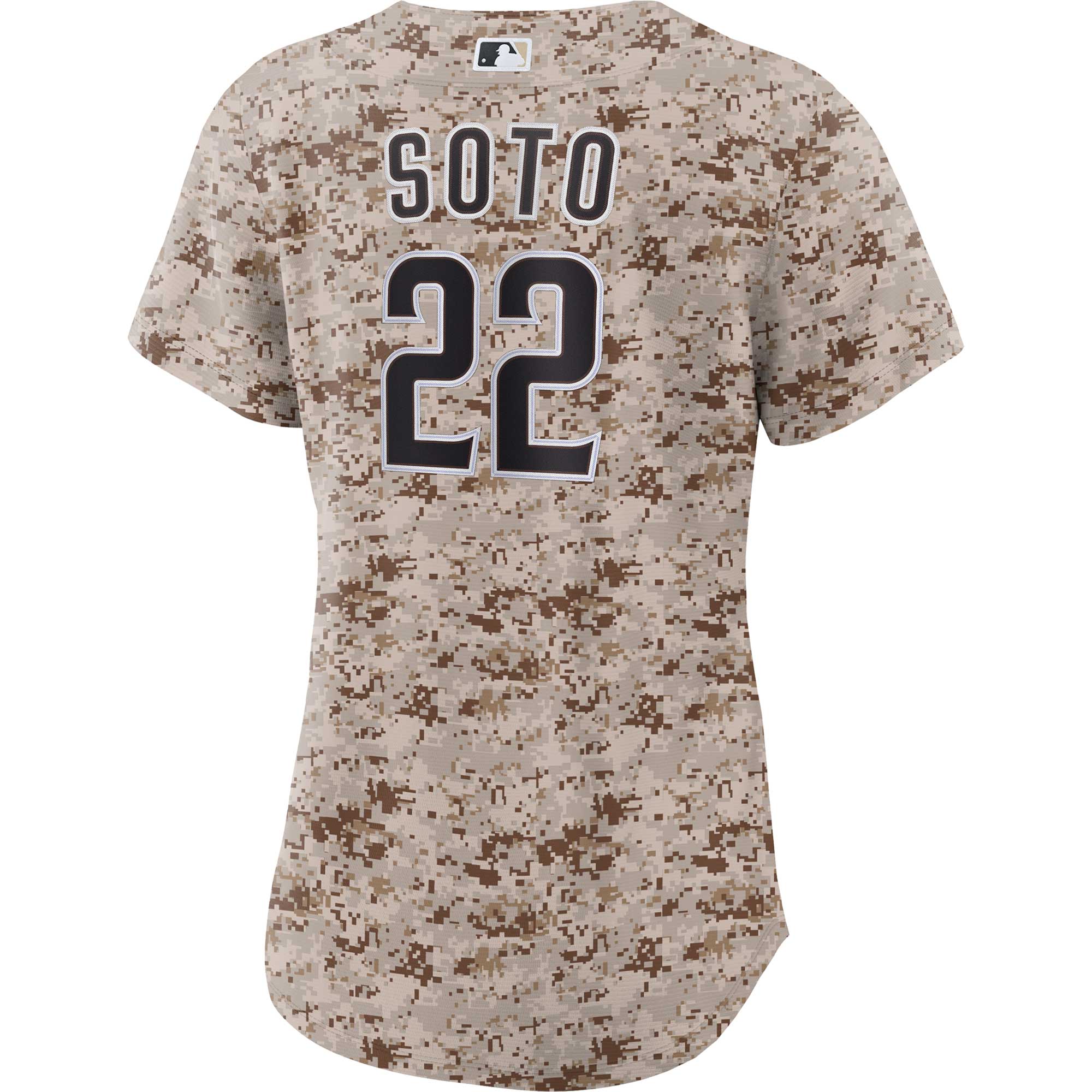 Juan Soto San Diego Padres  Women's USMC Alternate Replica Player Jersey - Camo