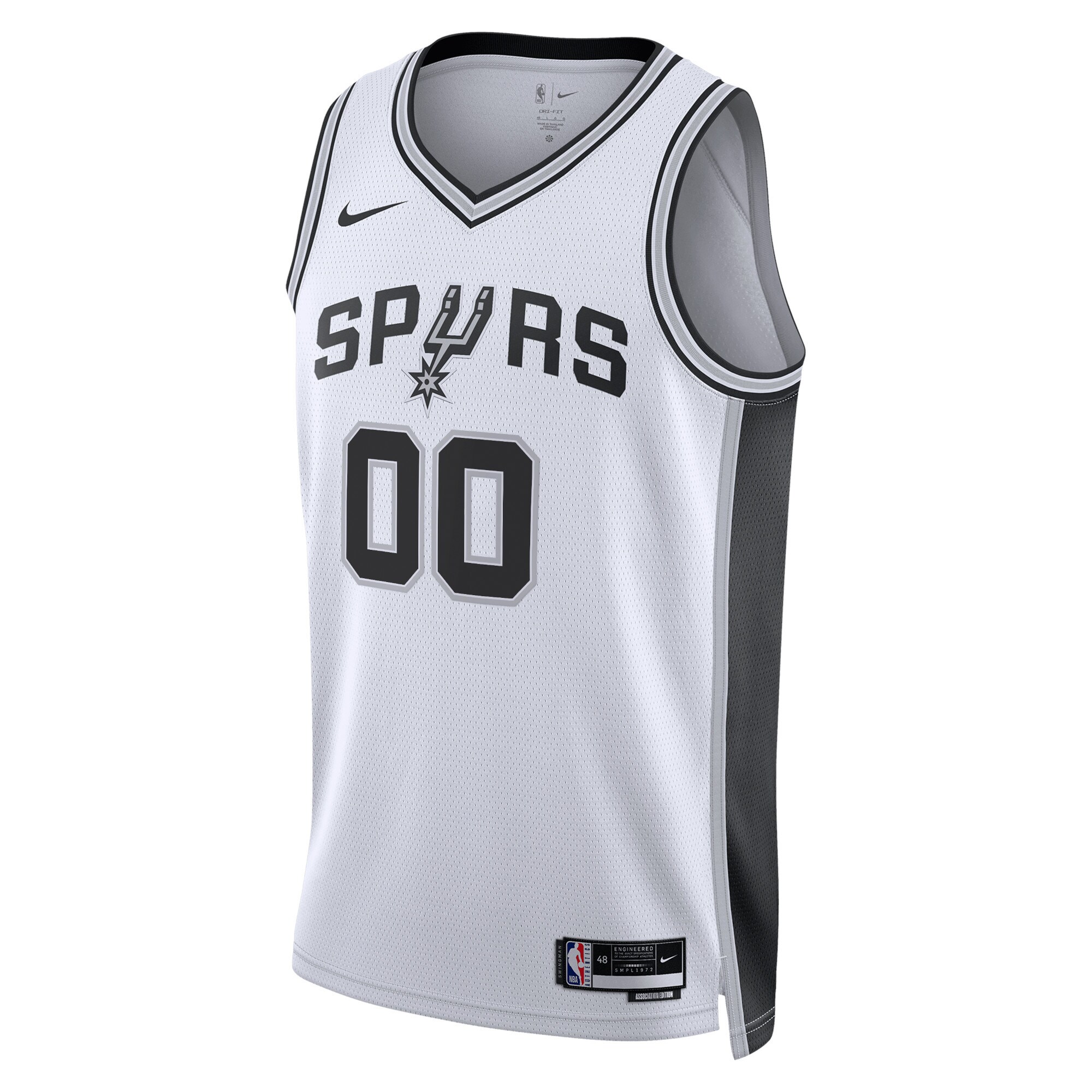 San Antonio Spurs Unisex Swingman Custom Jersey White - Association Edition
