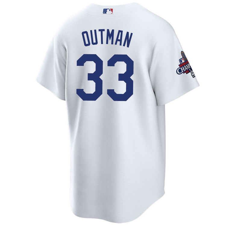 James Outman Los Angeles Dodgers Youth Home World Series Champions Jersey