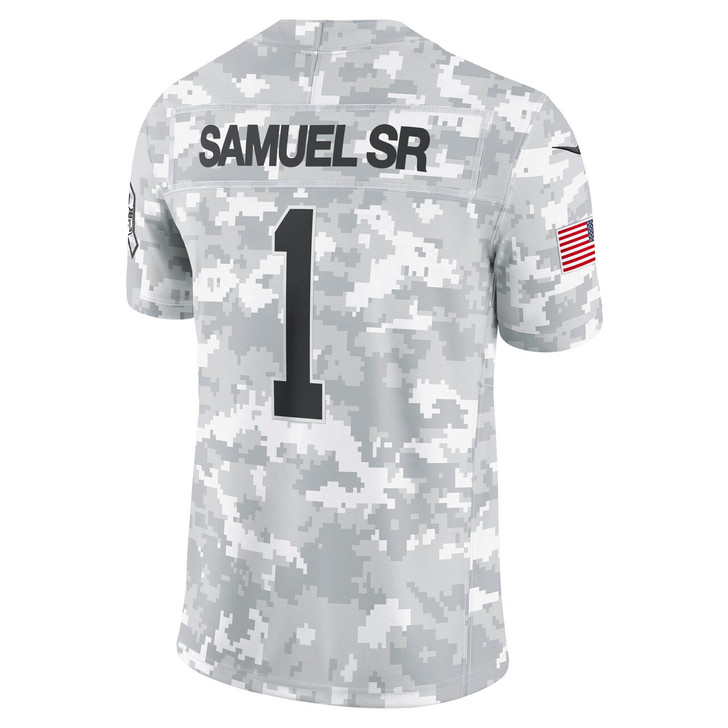 Deebo Samuel Sr San Francisco 49ers 2024 Salute to Service Limited Jersey - Arctic Camo