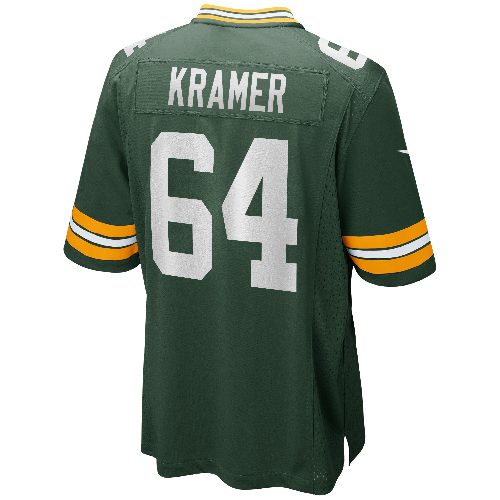 Jerry Kramer Green Bay Packers  Game Retired Player Jersey - Green