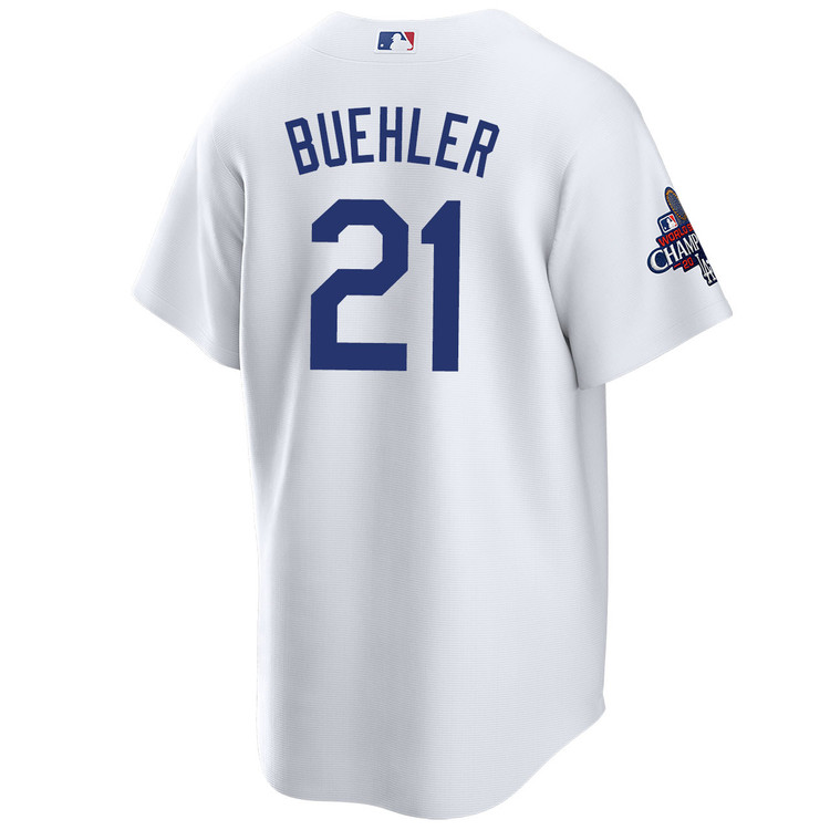 Walker Buehler Los Angeles Dodgers Home World Series Champions Jersey