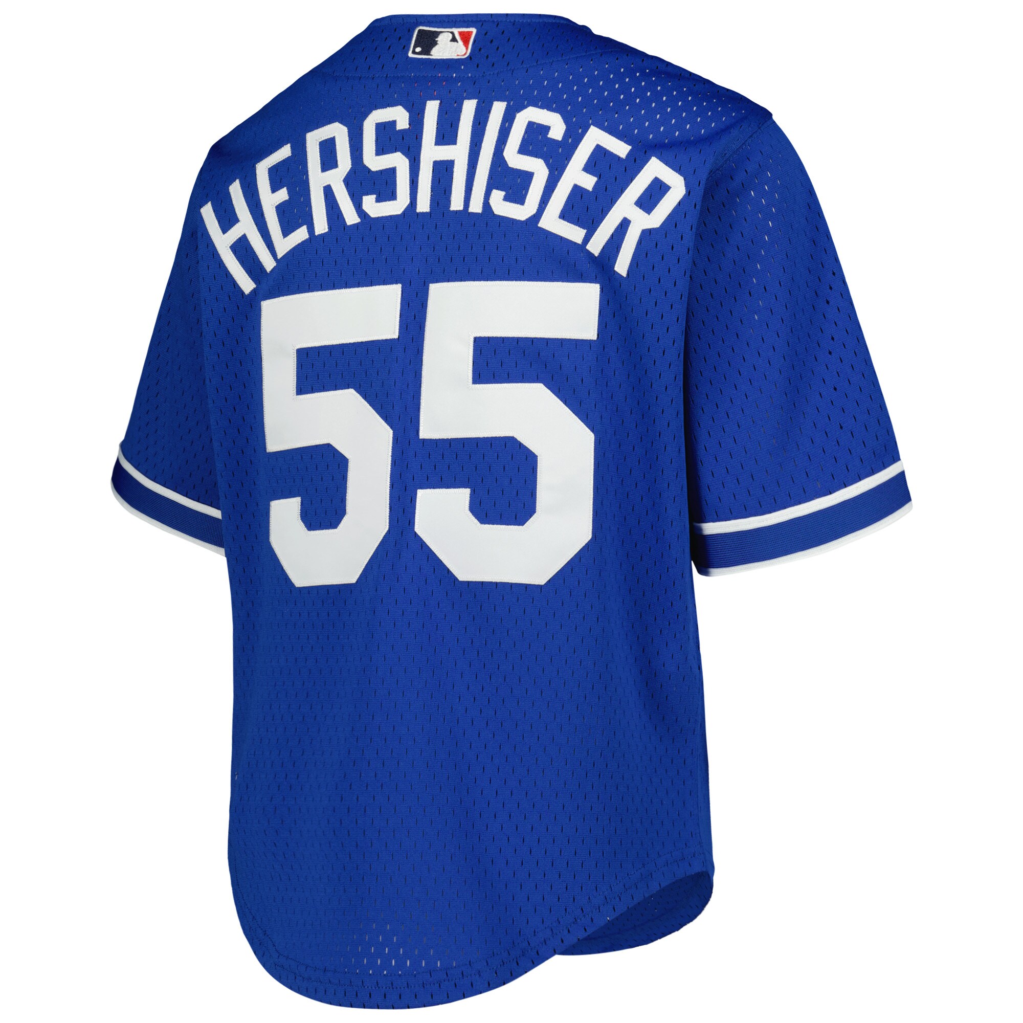 Orel Hershiser Los Angeles Dodgers Mitchell & Ness Youth Cooperstown CollectionMesh Batting Practice Jersey - Royal