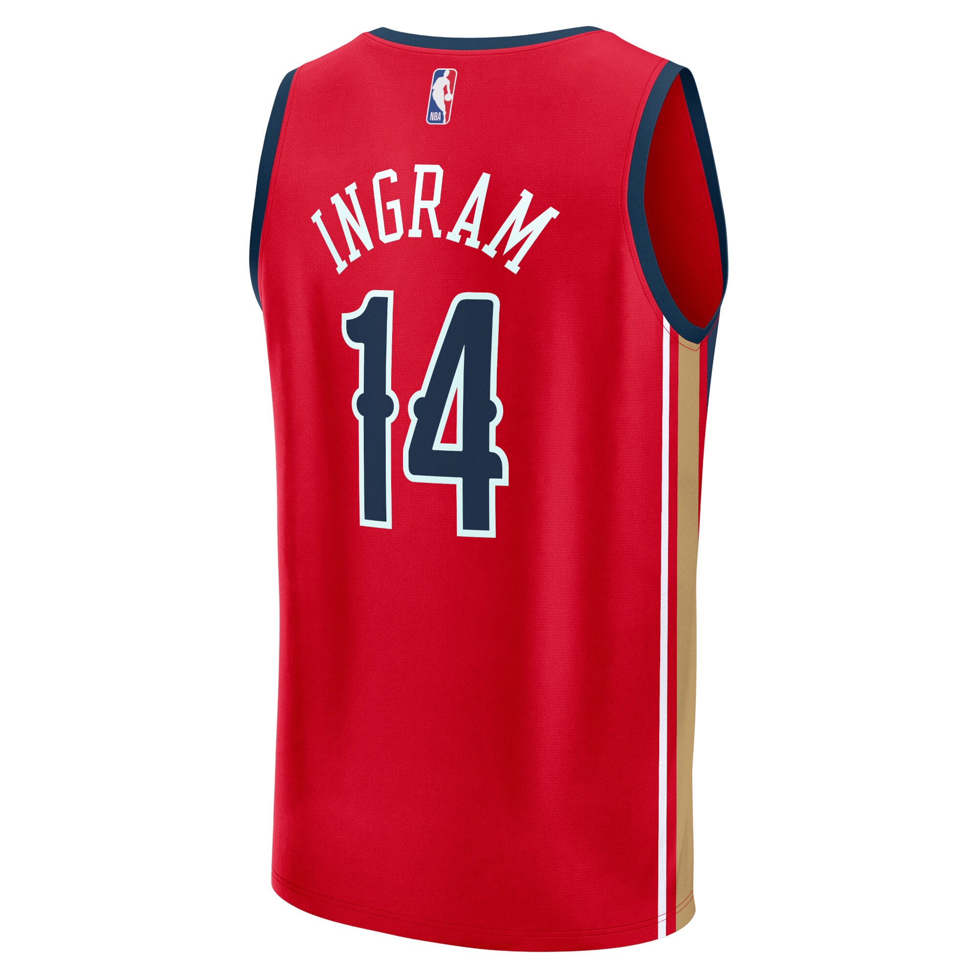 Brandon Ingram New Orleans Pelicans Fanatics Fast Break Replica Jersey - Statement Edition - Red
