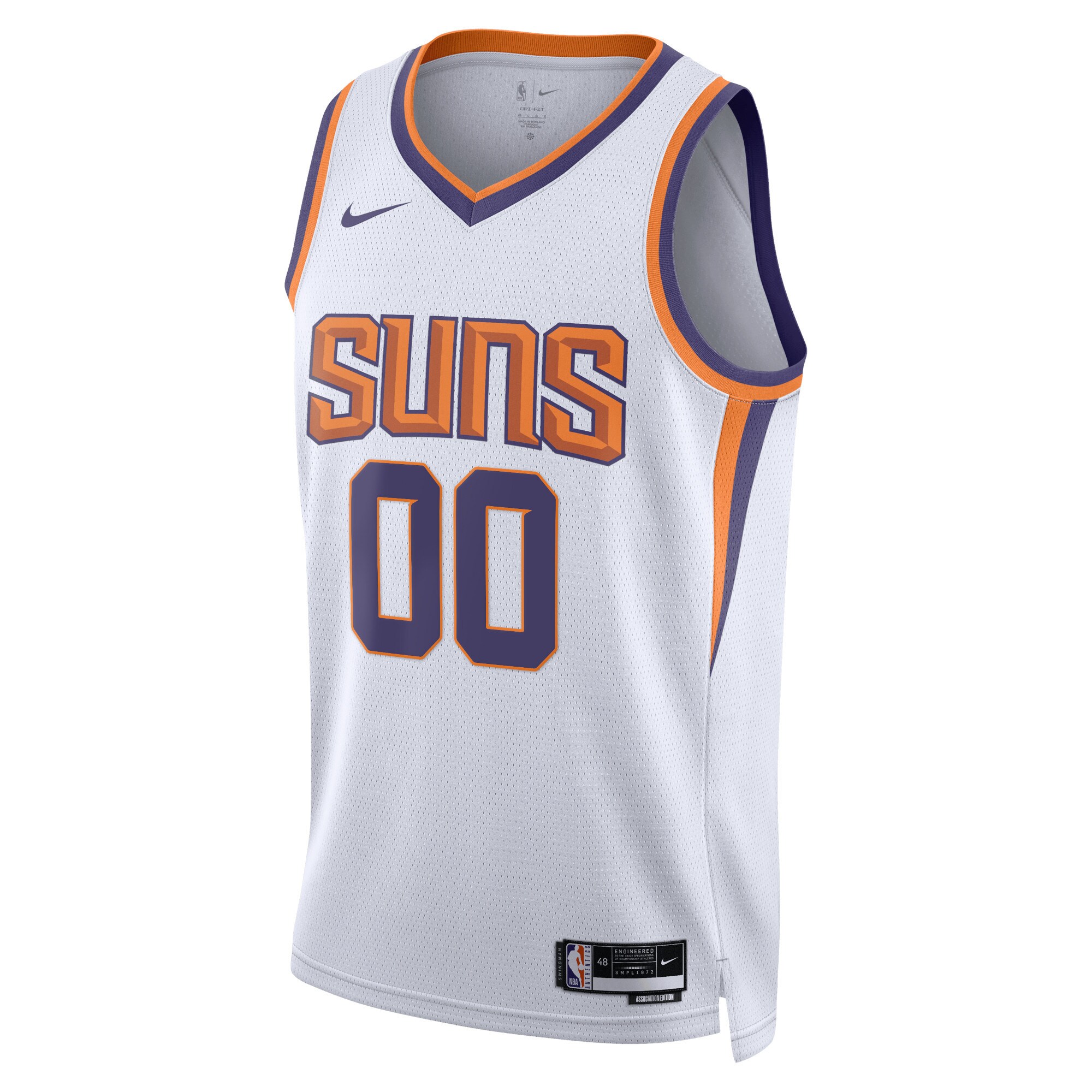 Phoenix Suns Unisex 2022\/23 Swingman Custom Jersey White - Association Edition