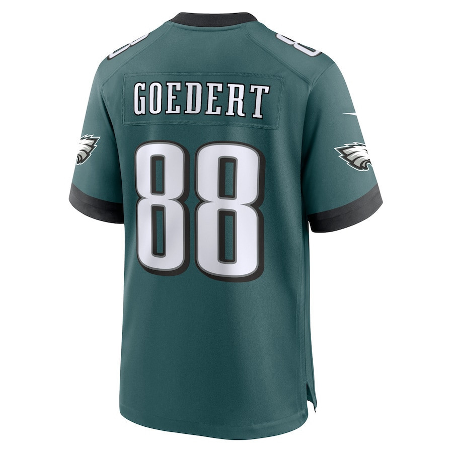 Dallas Goedert #88 Philadelphia Eagles Super Bowl LIX Jersey - Men's - Midnight Green