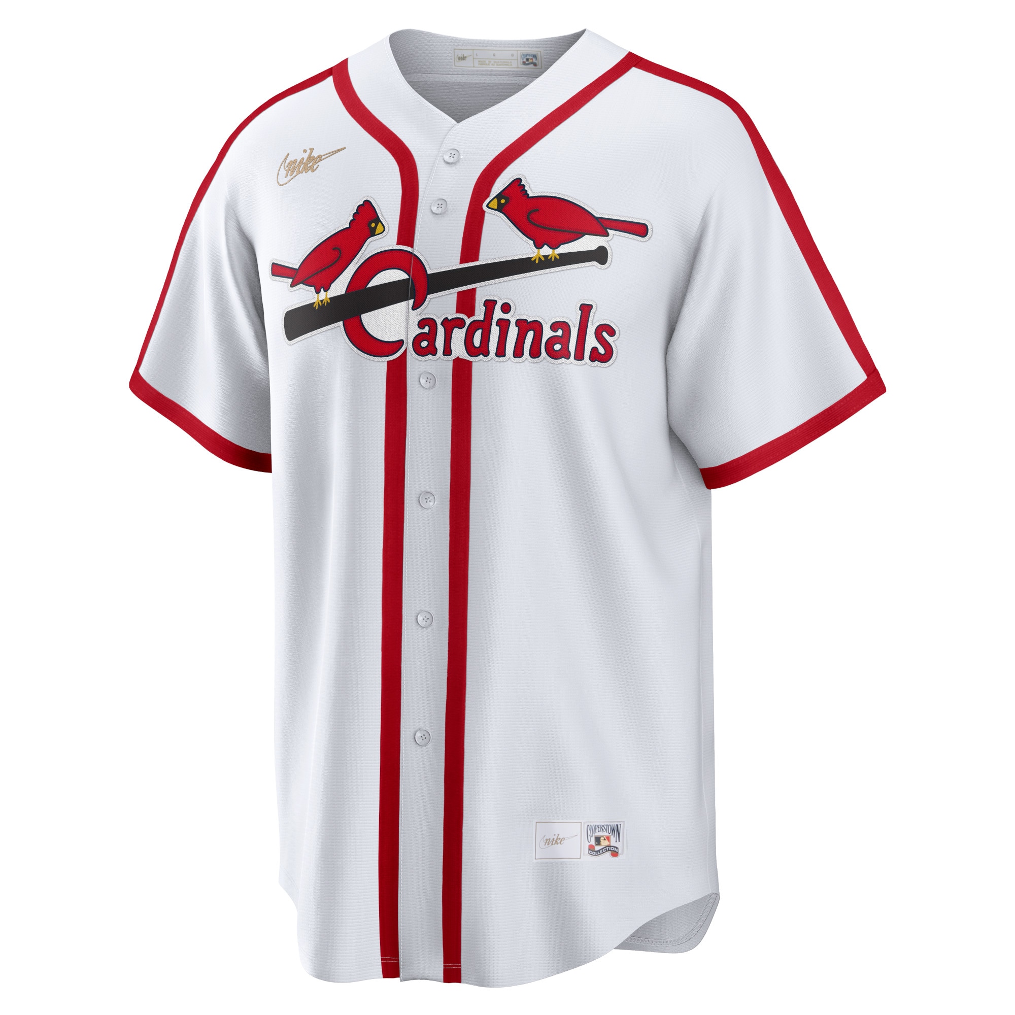 Ozzie Smith St. Louis Cardinals Home Cooperstown Collection Player Jersey - White