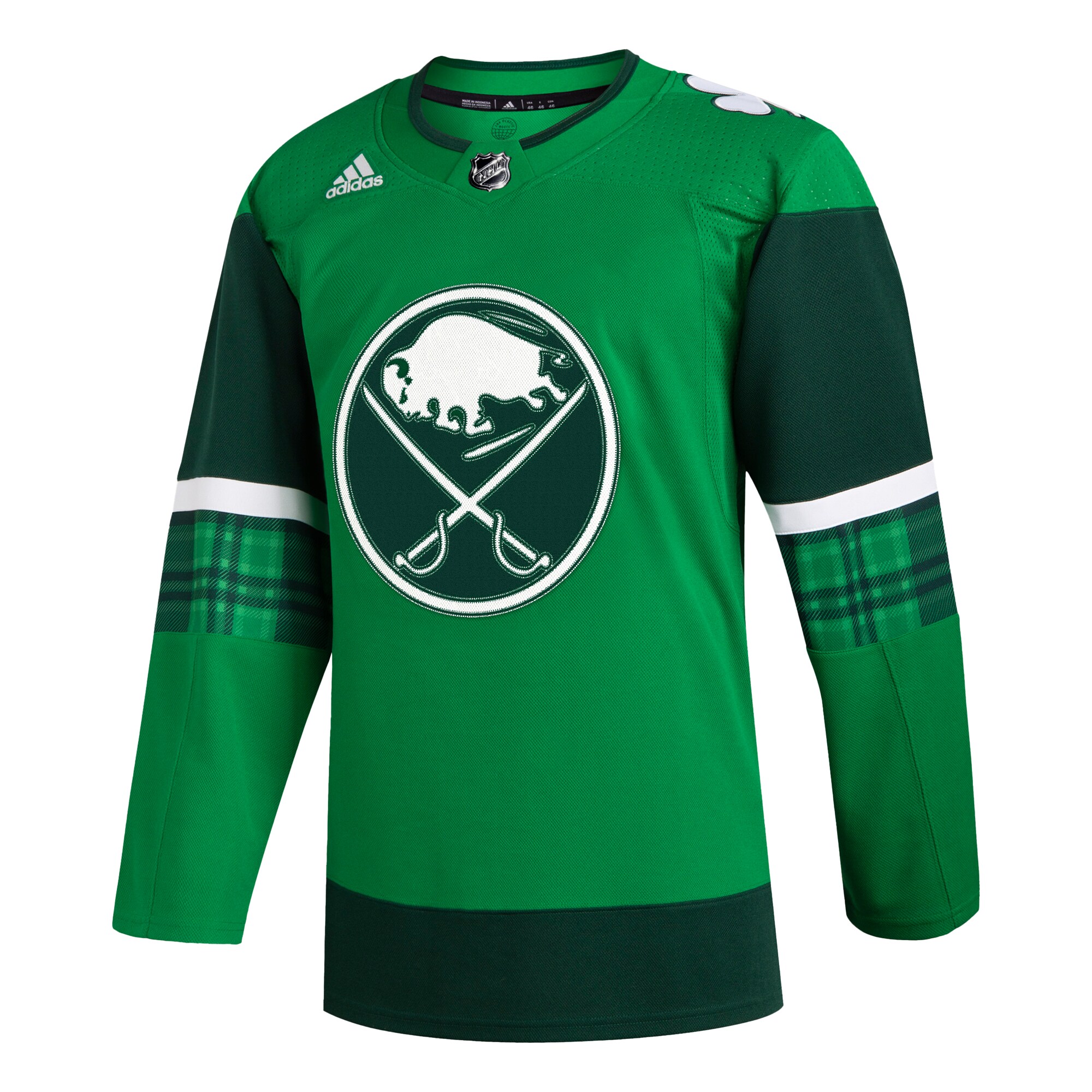 Buffalo Sabres adidas 2023 St. Patrick's Day Primegreen Authentic Jersey - Kelly Green