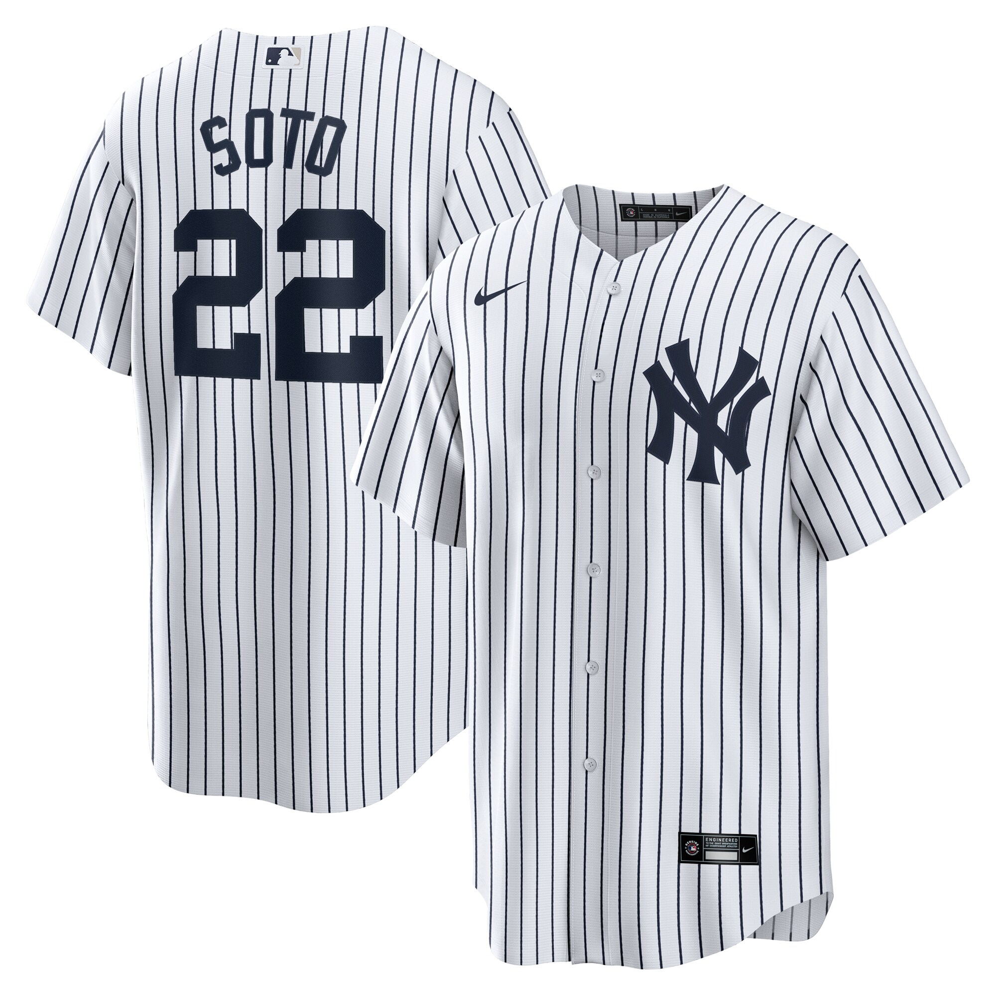 Juan Soto New York Yankees  Home Replica Player Jersey White
