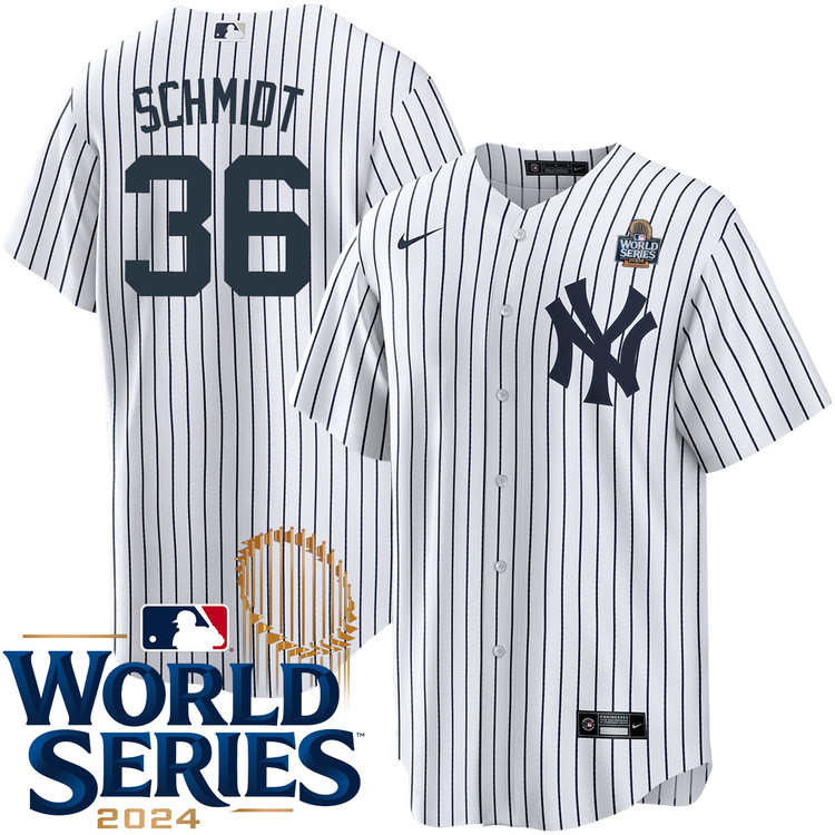 Clarke Schmidt New York Yankees Home World Series Jersey