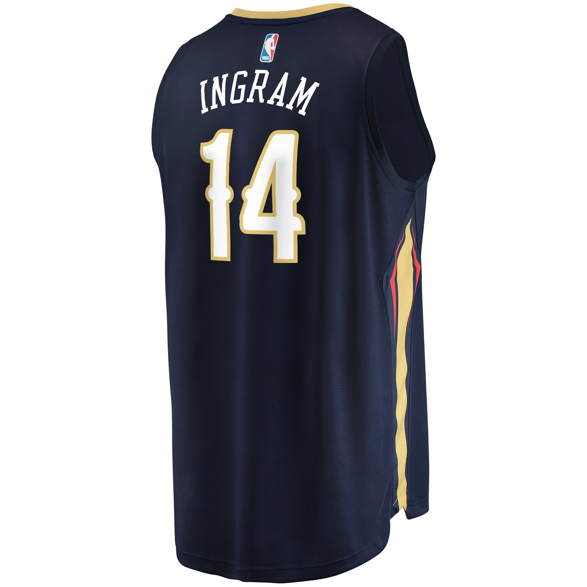 Brandon Ingram New Orleans Pelicans Fanatics Youth Fast Break Replica Jersey Navy - Icon Edition