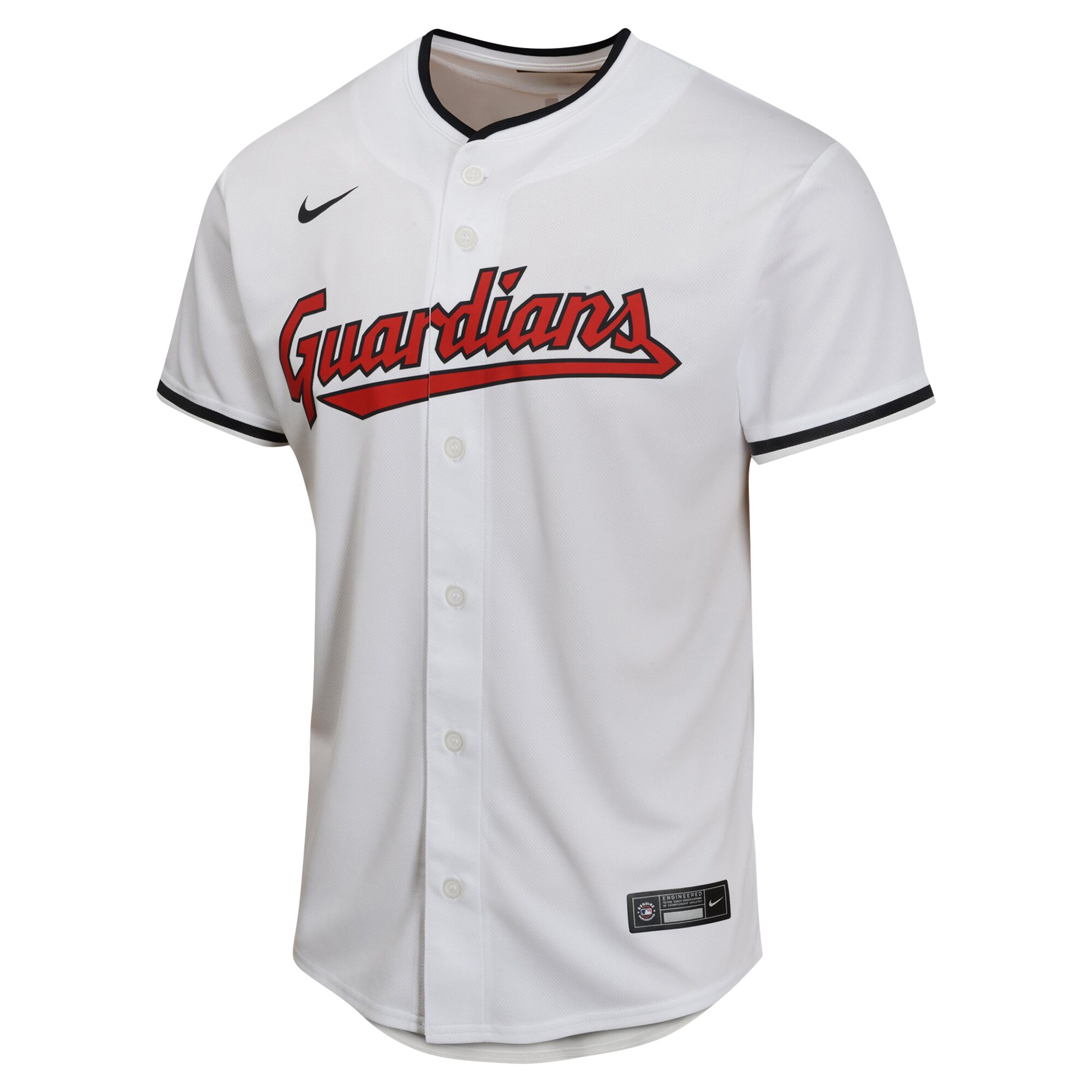 Jose Ramirez Cleveland Guardians Youth Home Game Player Jersey - White