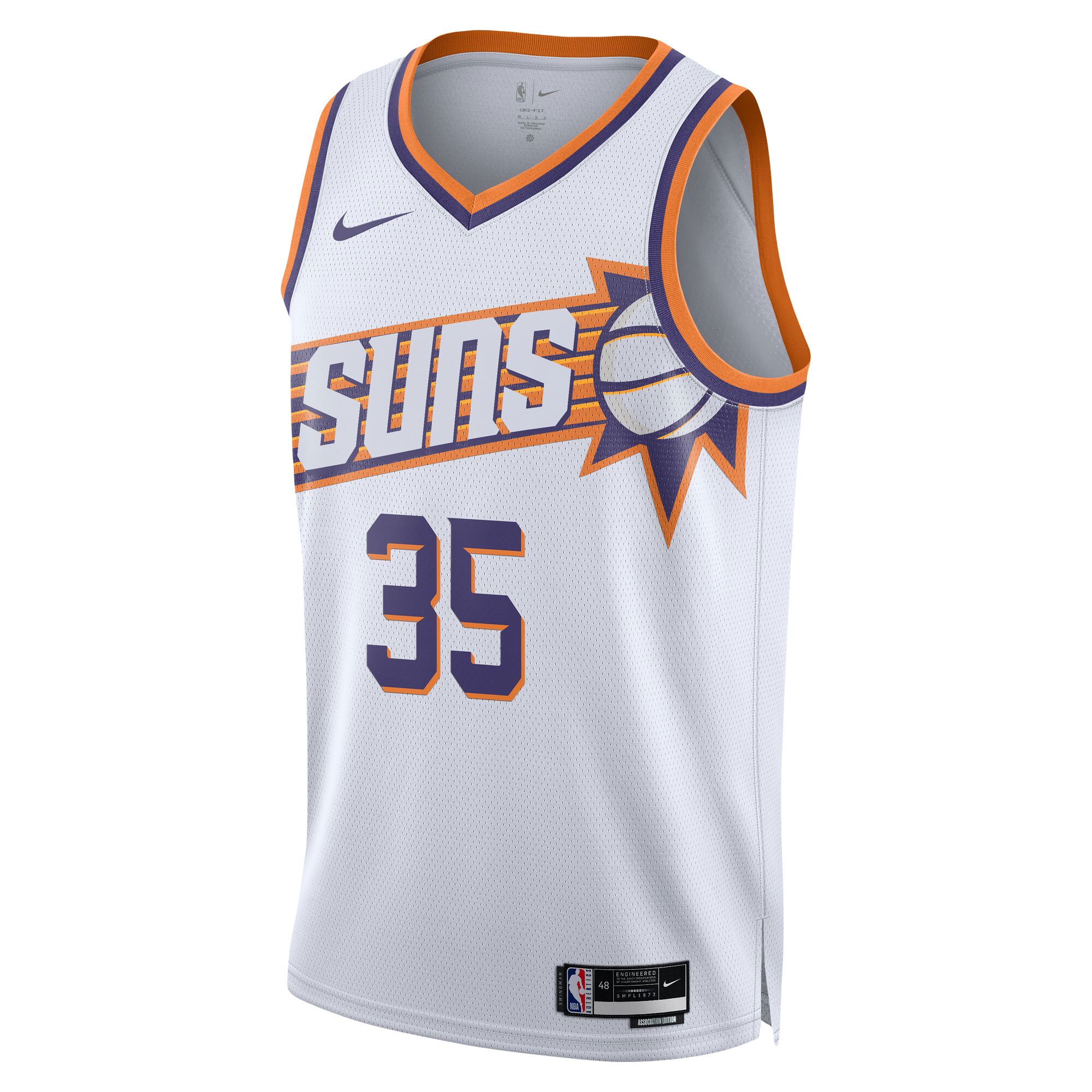Kevin Durant Phoenix Suns Unisex Swingman Jersey - Association Edition - White