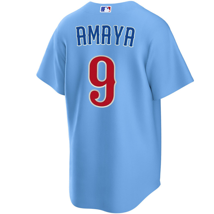 Miguel Amaya Chicago Cubs Blues Alternate Jersey