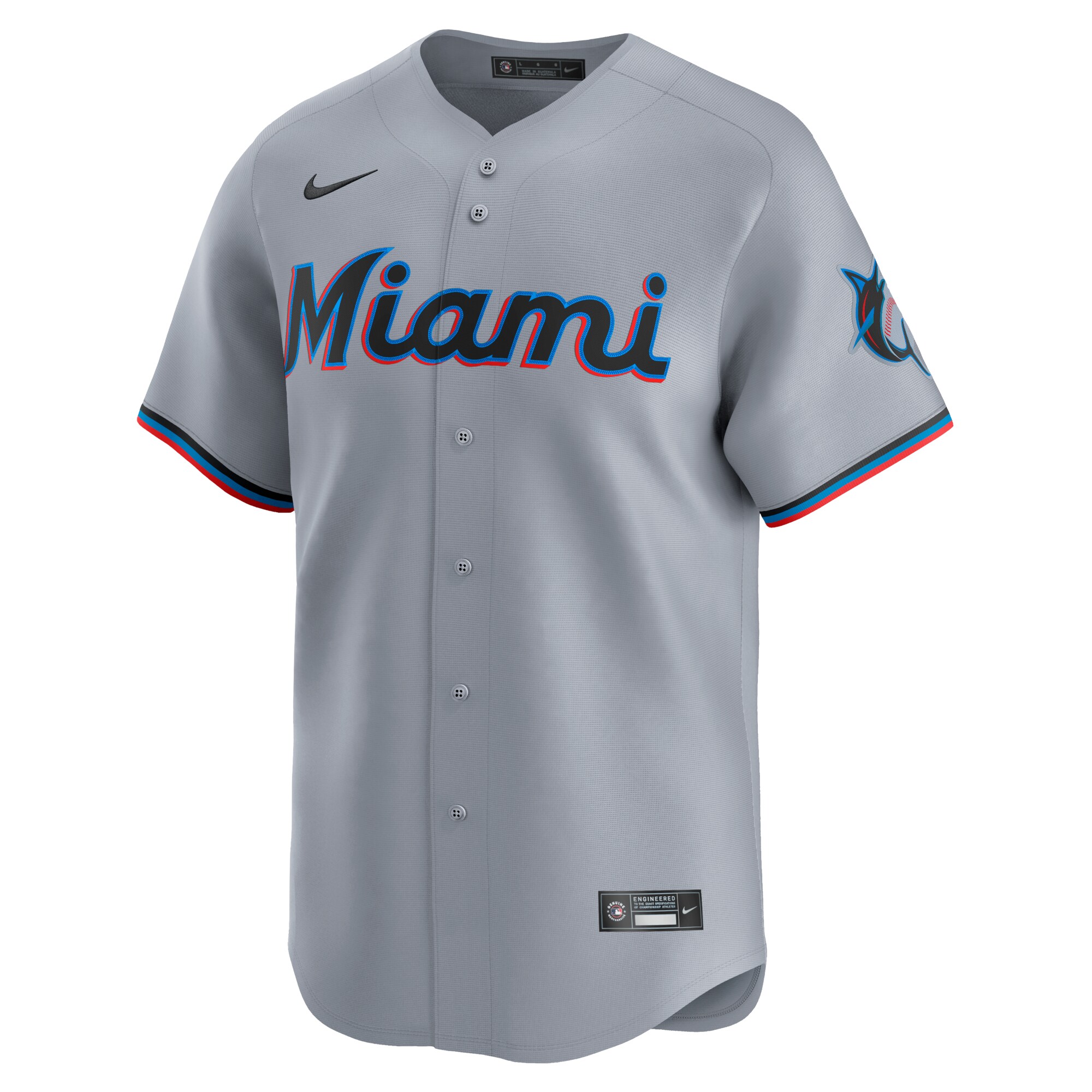 Jazz Chisholm Jr. Miami Marlins  Road Limited Player Jersey Gray