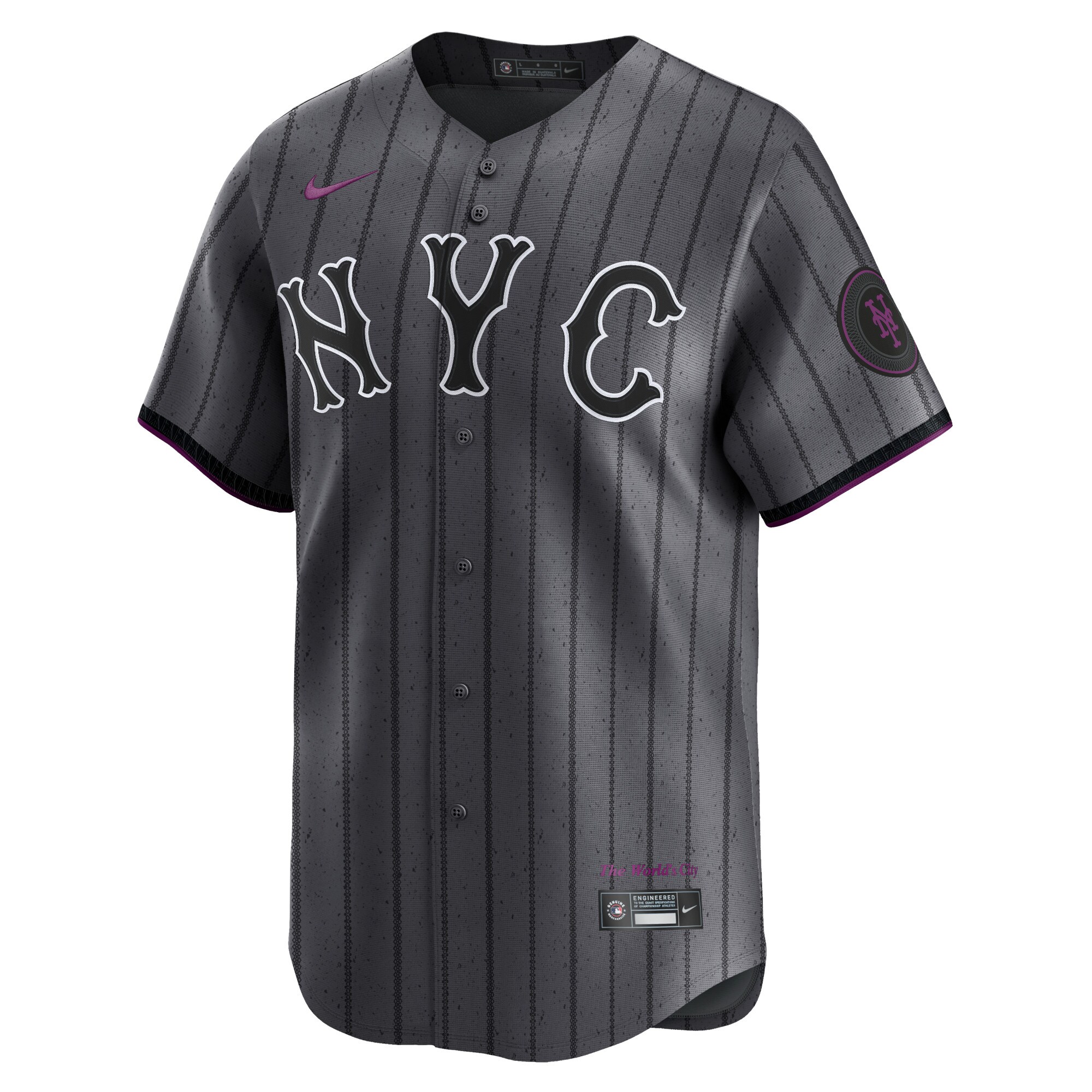 Francisco Lindor New York Mets 2024 City Connect Limited Player Jersey - Graphite