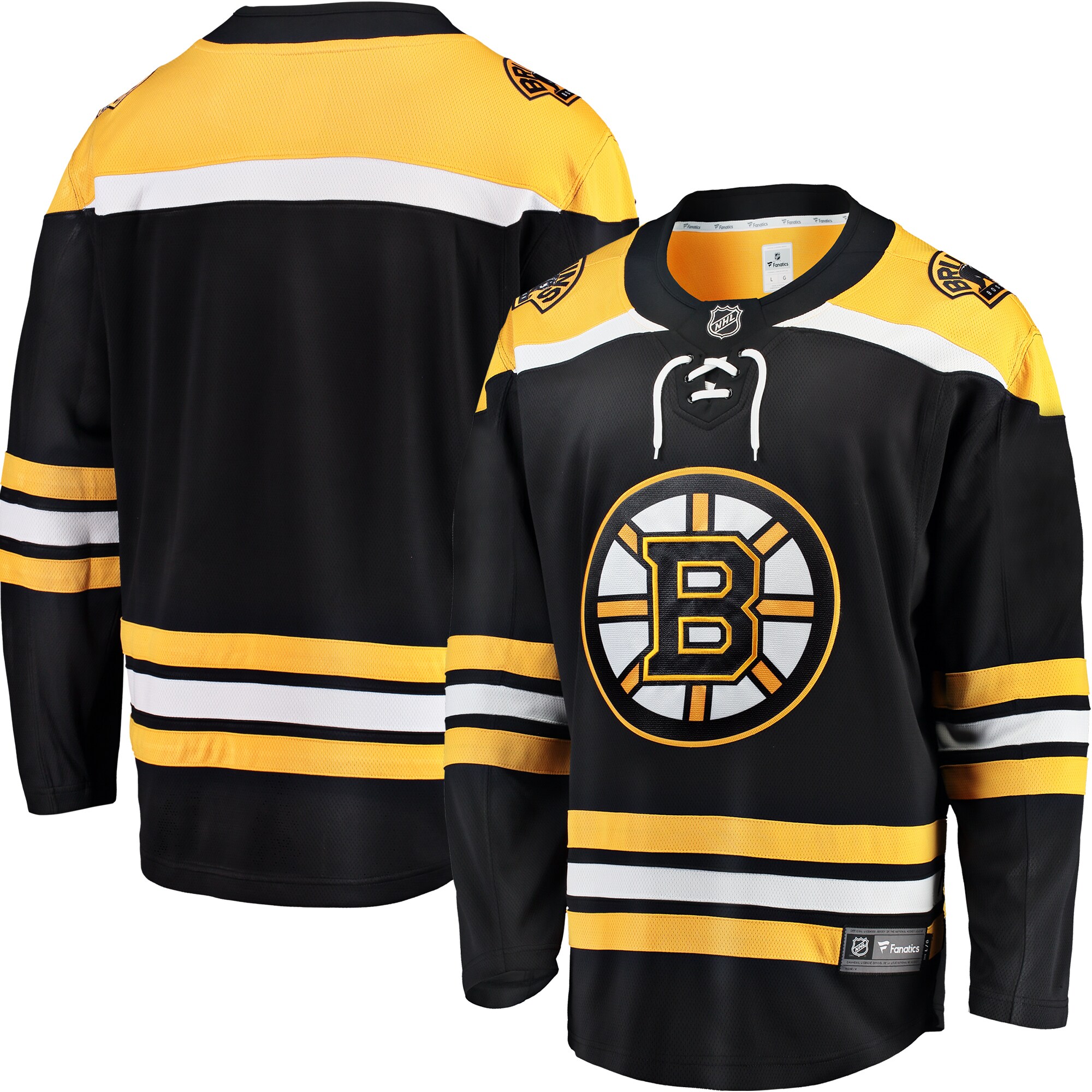 Boston Bruins Fanatics Breakaway Home Jersey - Black