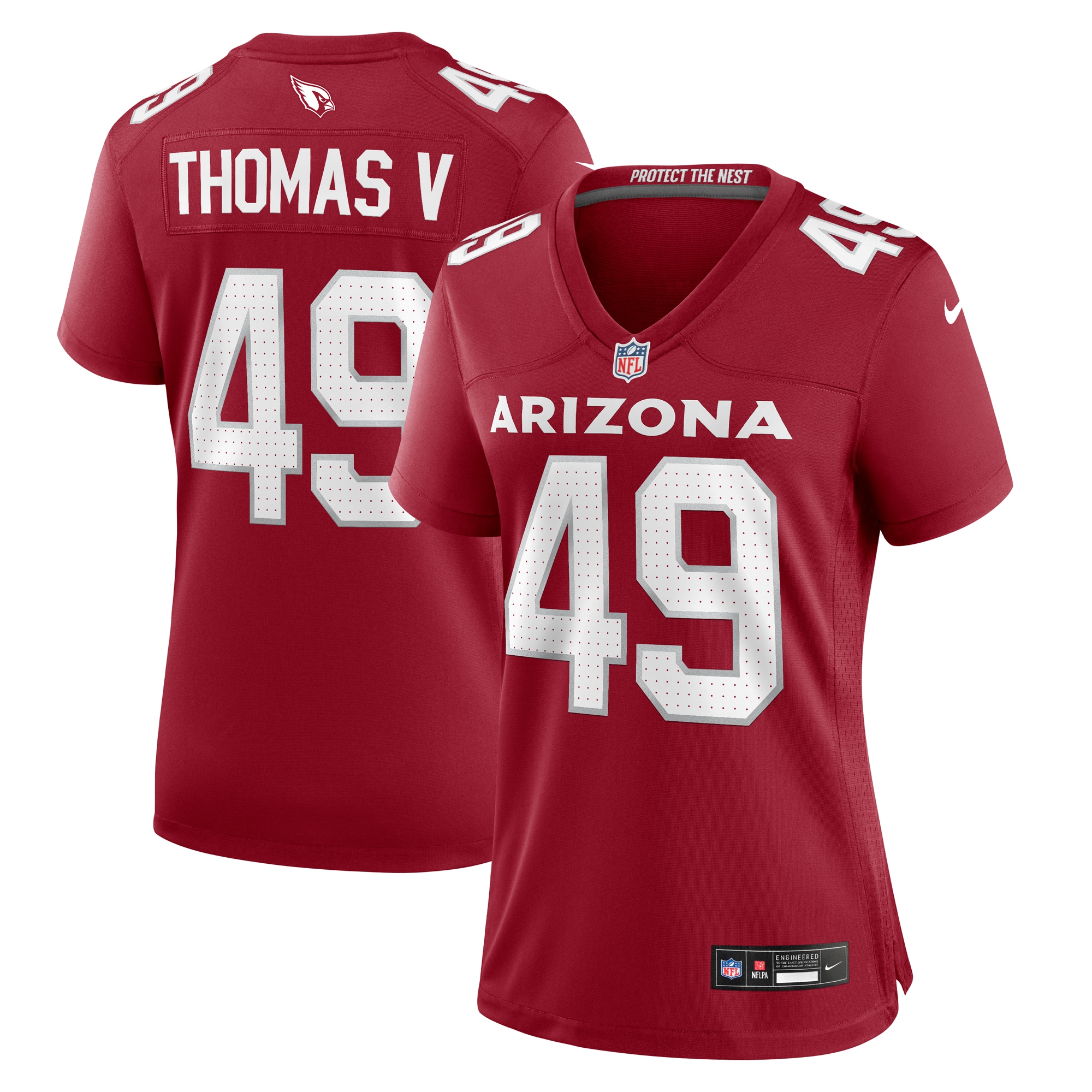 Starling Thomas V Arizona Cardinals Women's Team Game Jersey - Cardinal