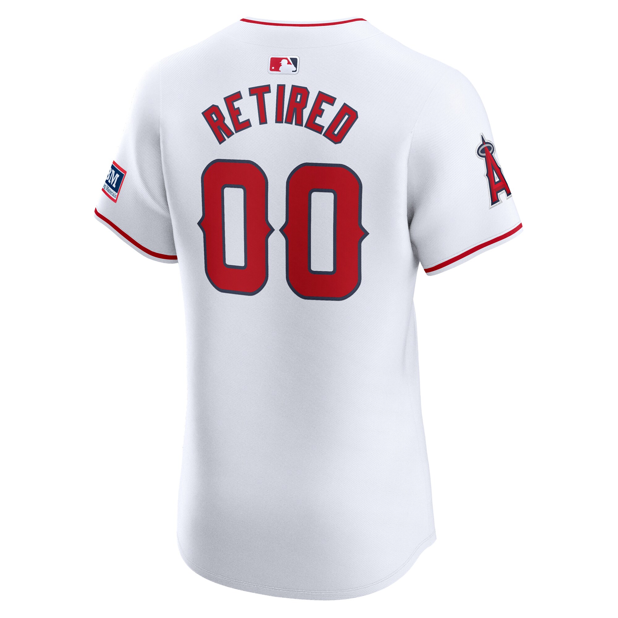 Los Angeles Angels  Home Elite Pick-A-Player Retired Roster Patch Jersey - White