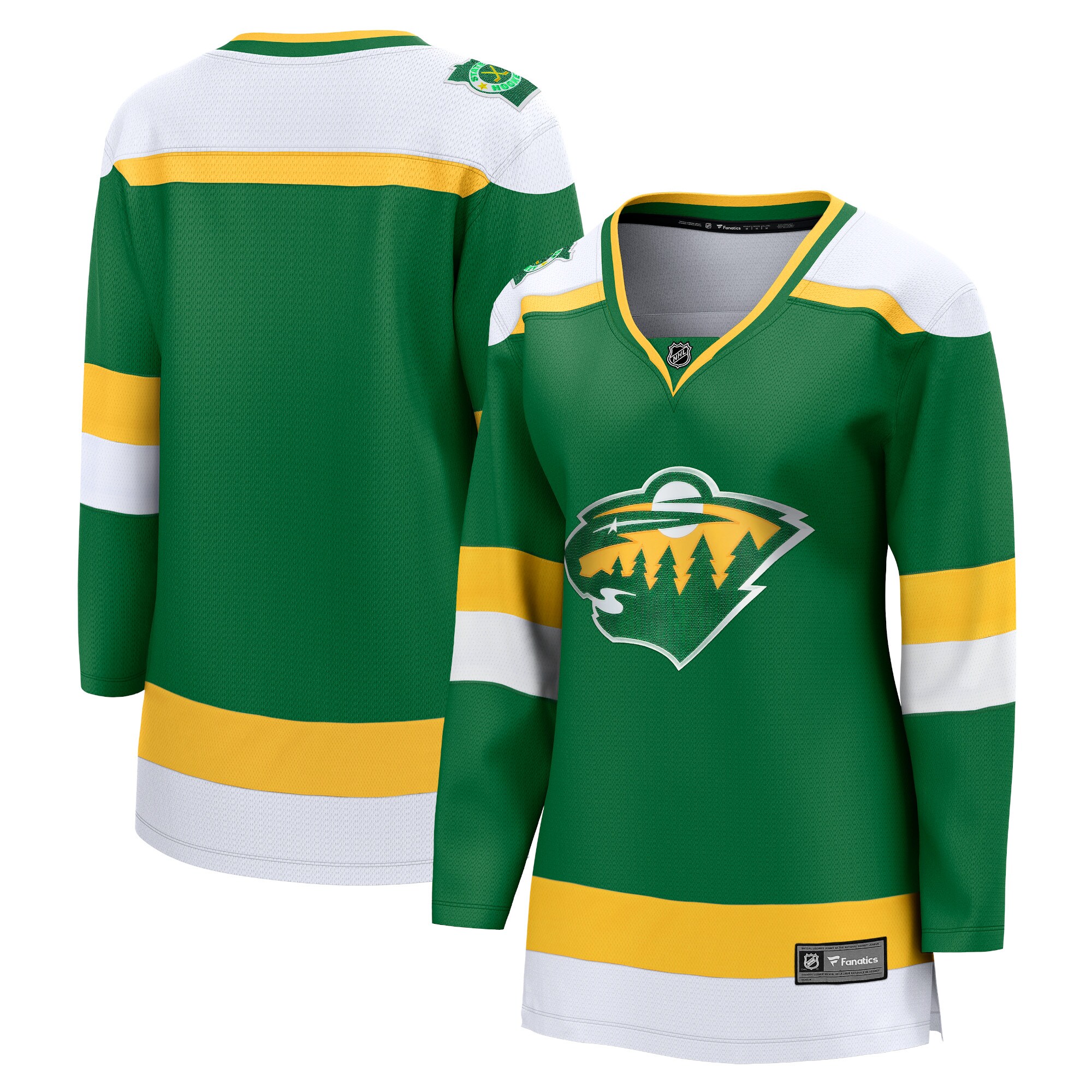 Minnesota Wild Fanatics Women's Alternate Premier Breakaway Jersey Green