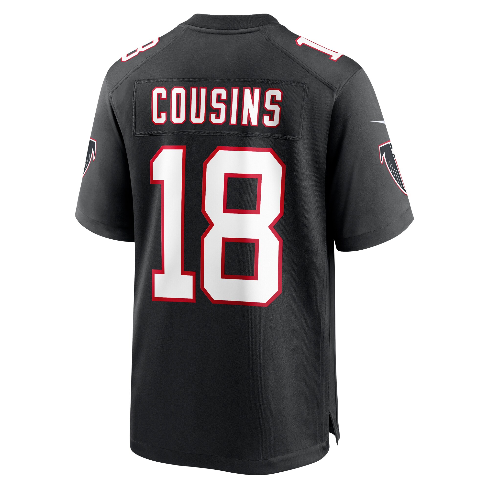 Kirk Cousins Atlanta Falcons  Alternate Game Player Jersey - Black