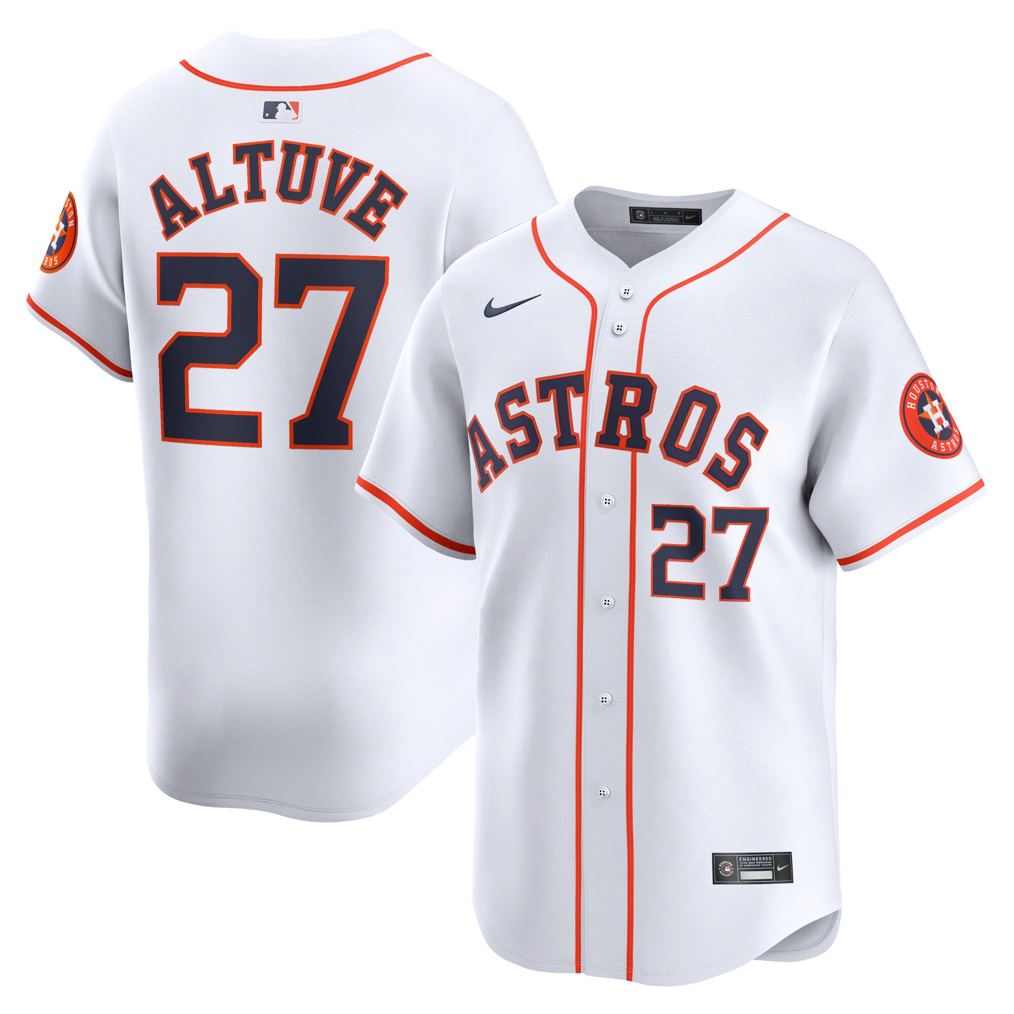Jose Altuve Houston Astros  Home Limited Player Jersey - White