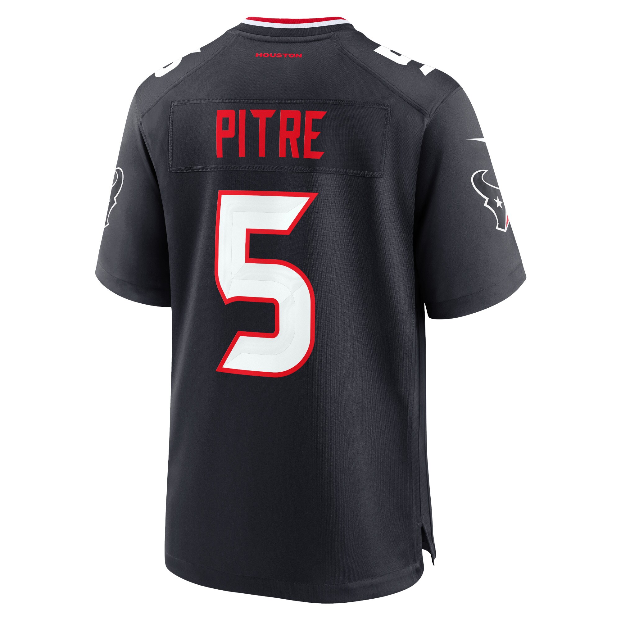 Jalen Pitre Houston Texans  Game Jersey - Navy