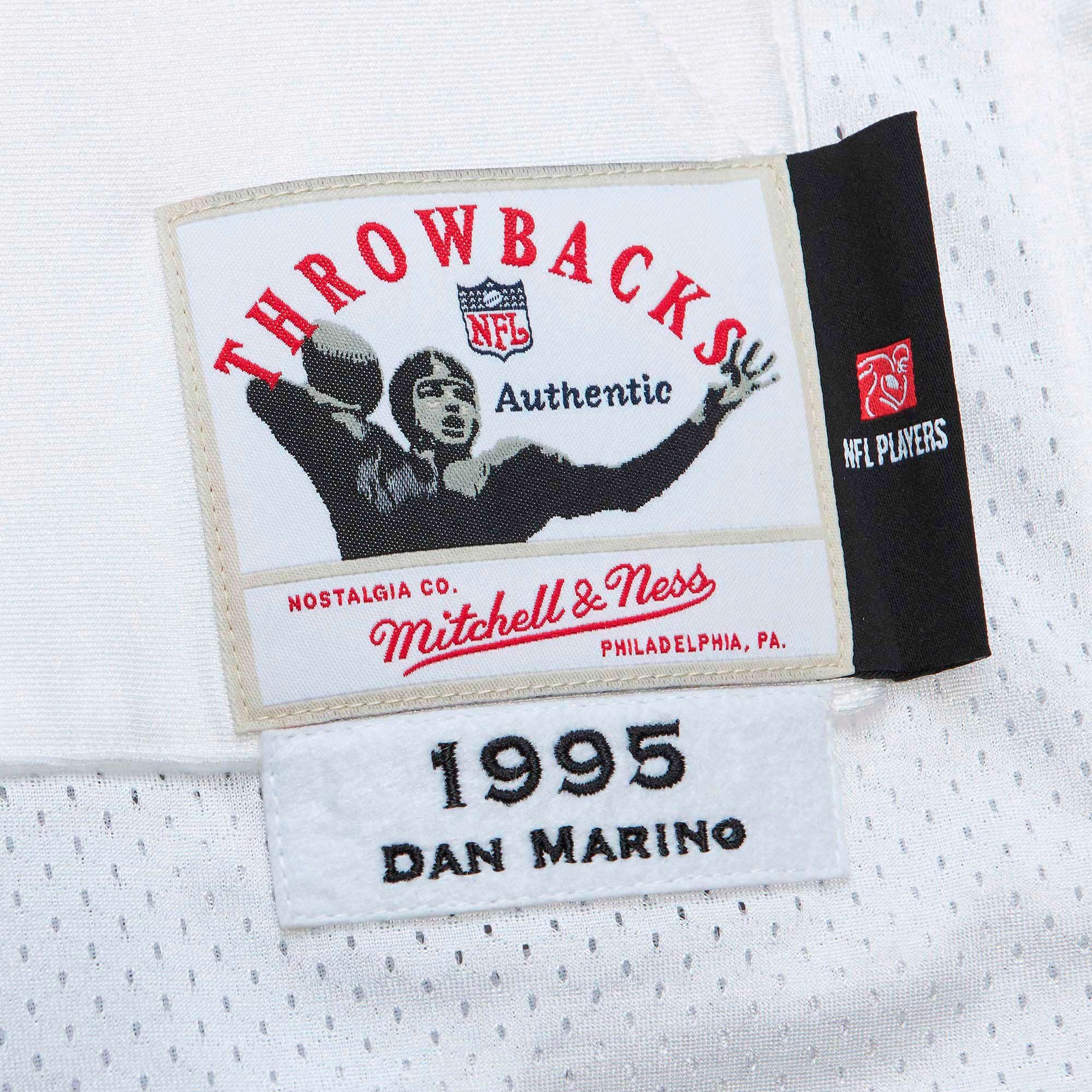 Dan Marino Miami Dolphins 1995 Mitchell & Ness Authentic Throwback Retired Player Pocket\u00c3\u201aJersey - White