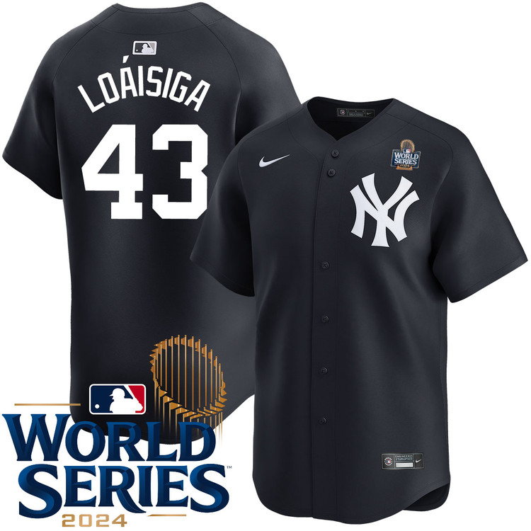 Jonathan Loaisiga New York Yankees Alternate Limited World Series Jersey