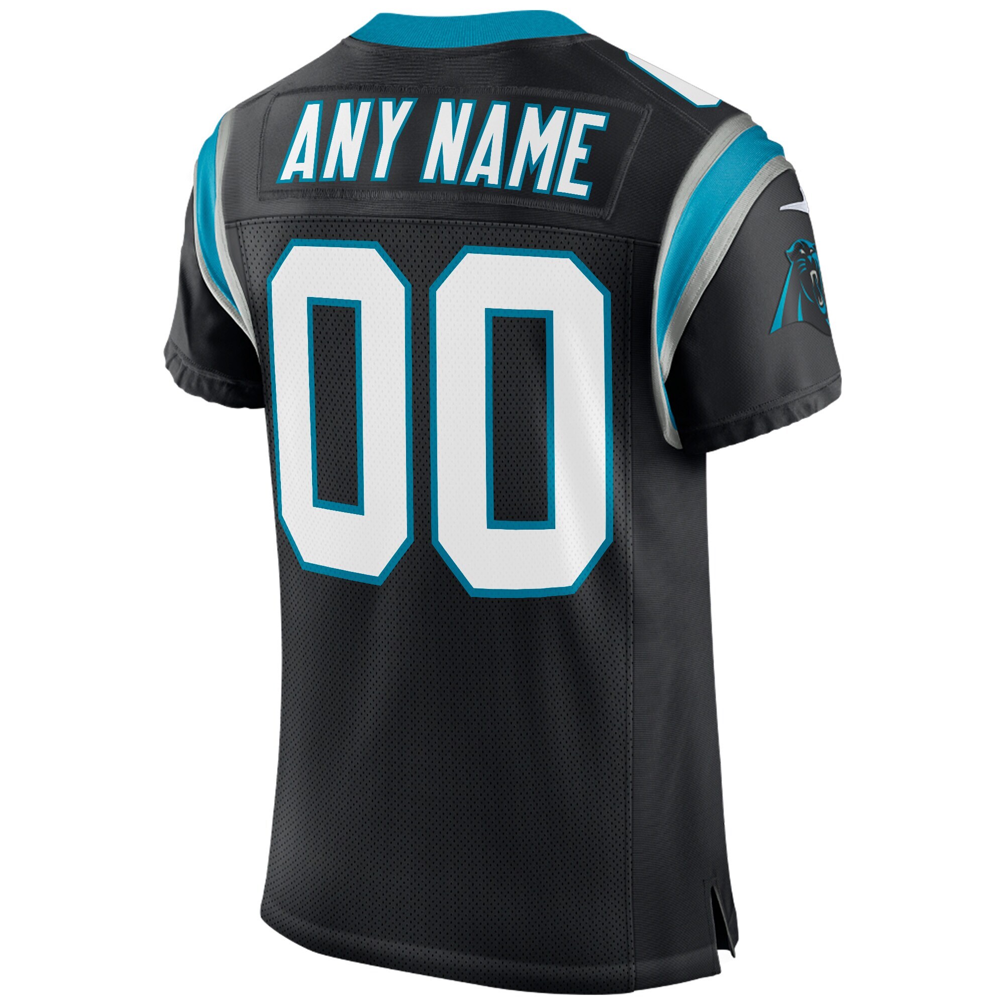 Carolina Panthers  Classic Custom Elite Jersey - Black