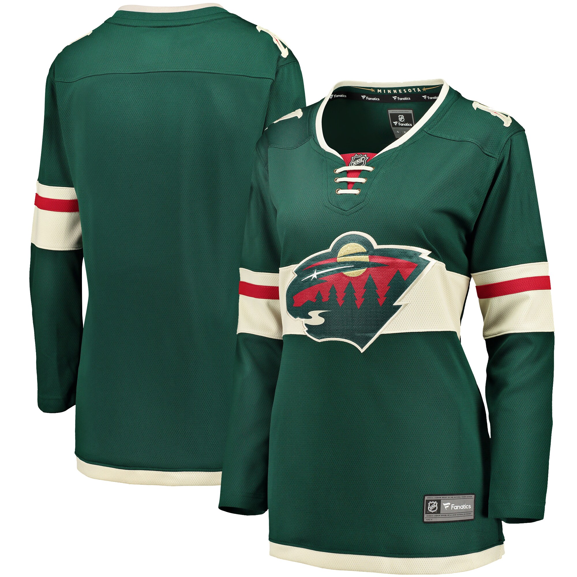 Minnesota Wild Fanatics Women's Breakaway Home Jersey - Green