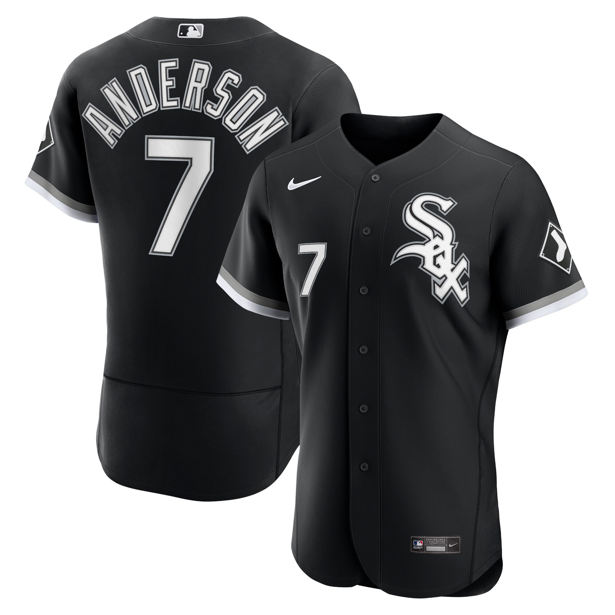 Tim Anderson Chicago White Sox Alternate Authentic Player Jersey - Black