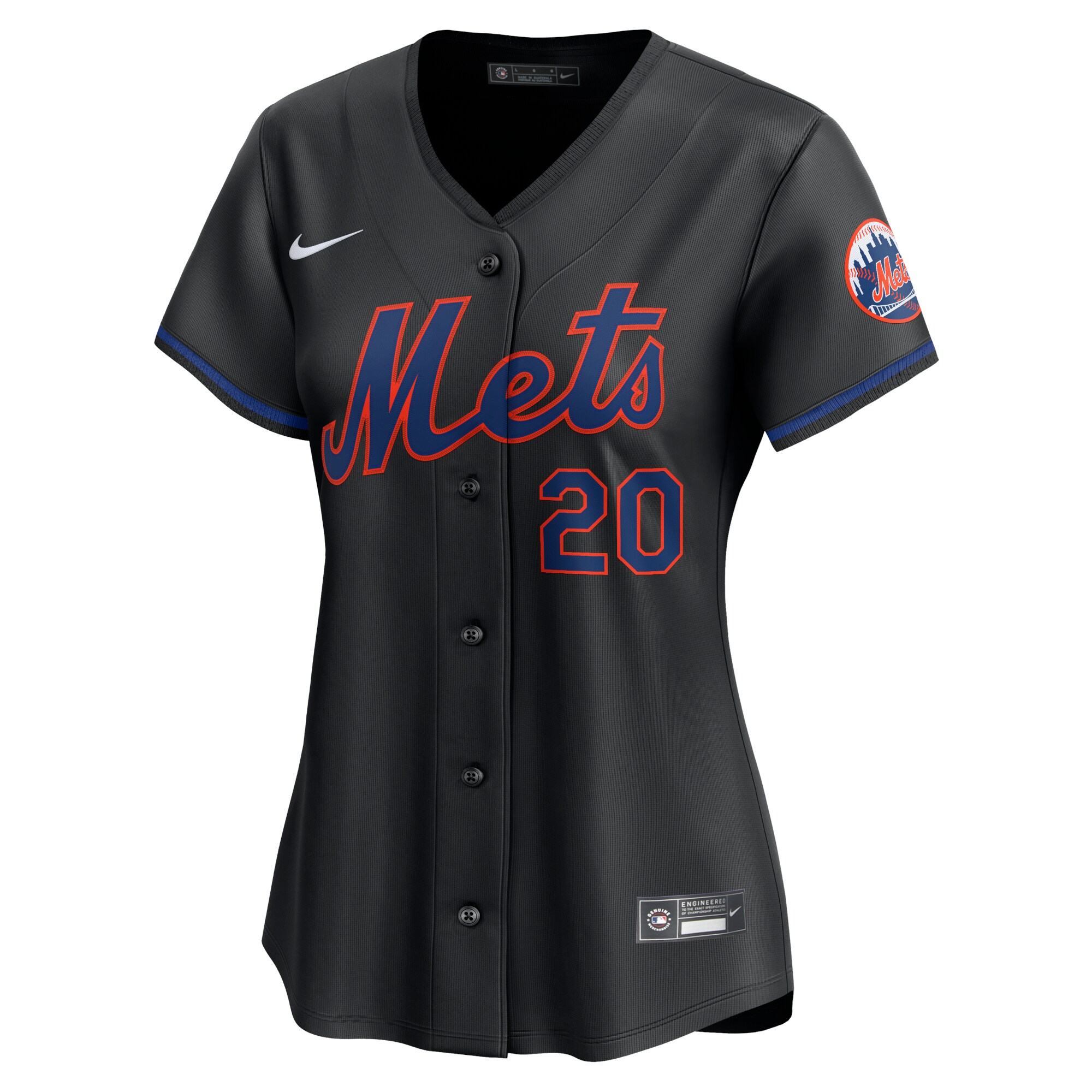 Pete Alonso New York Mets Women's Alternate Limited Player Jersey Black