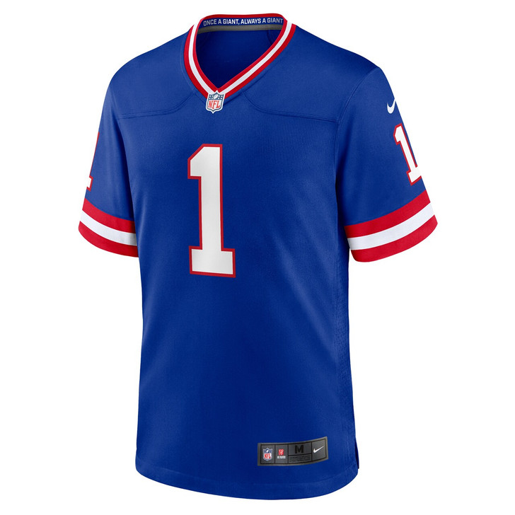 Malik Nabers New York Giants 2nd Alternate 2024 Game Jersey - Royal